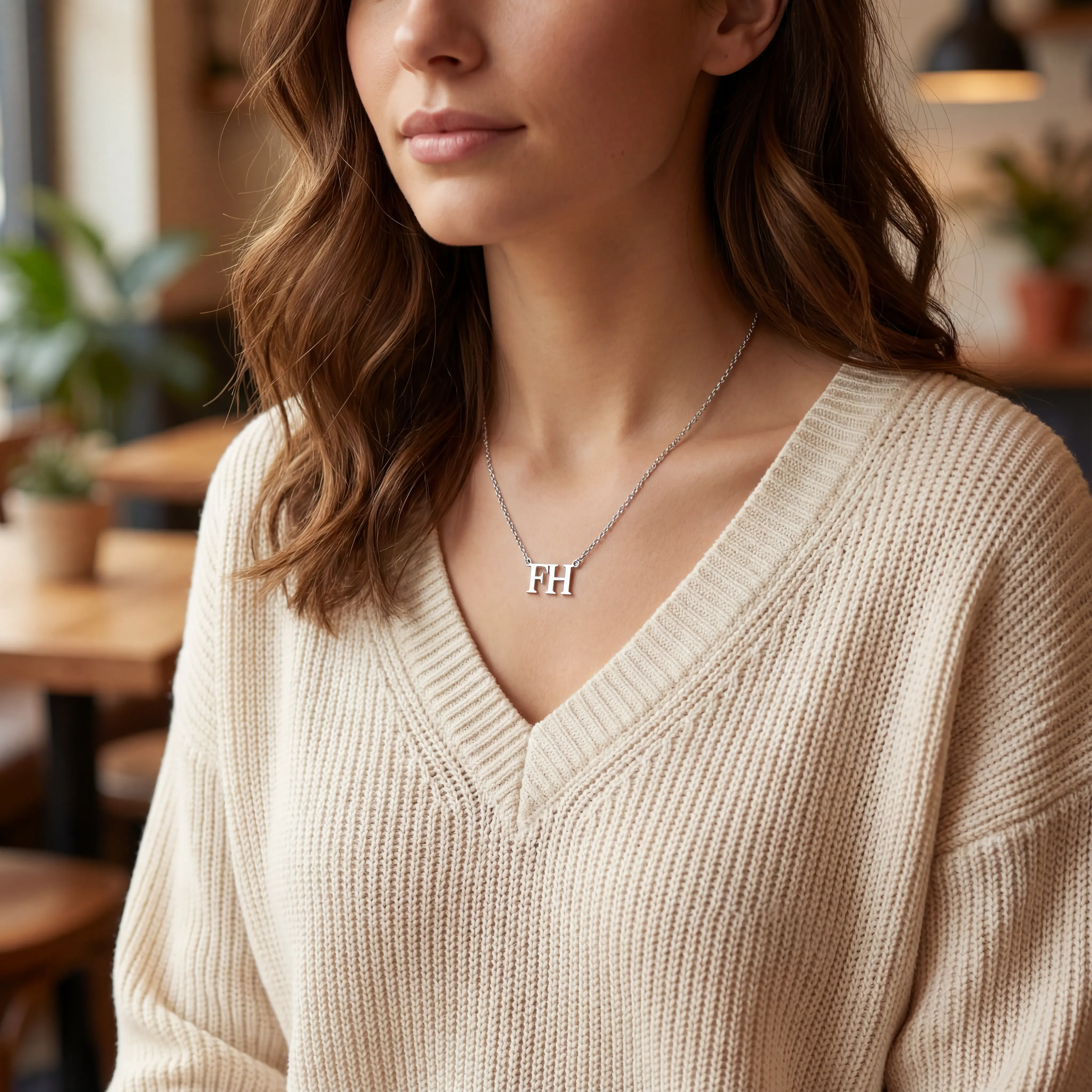Personalised Initials Necklace - Image 3