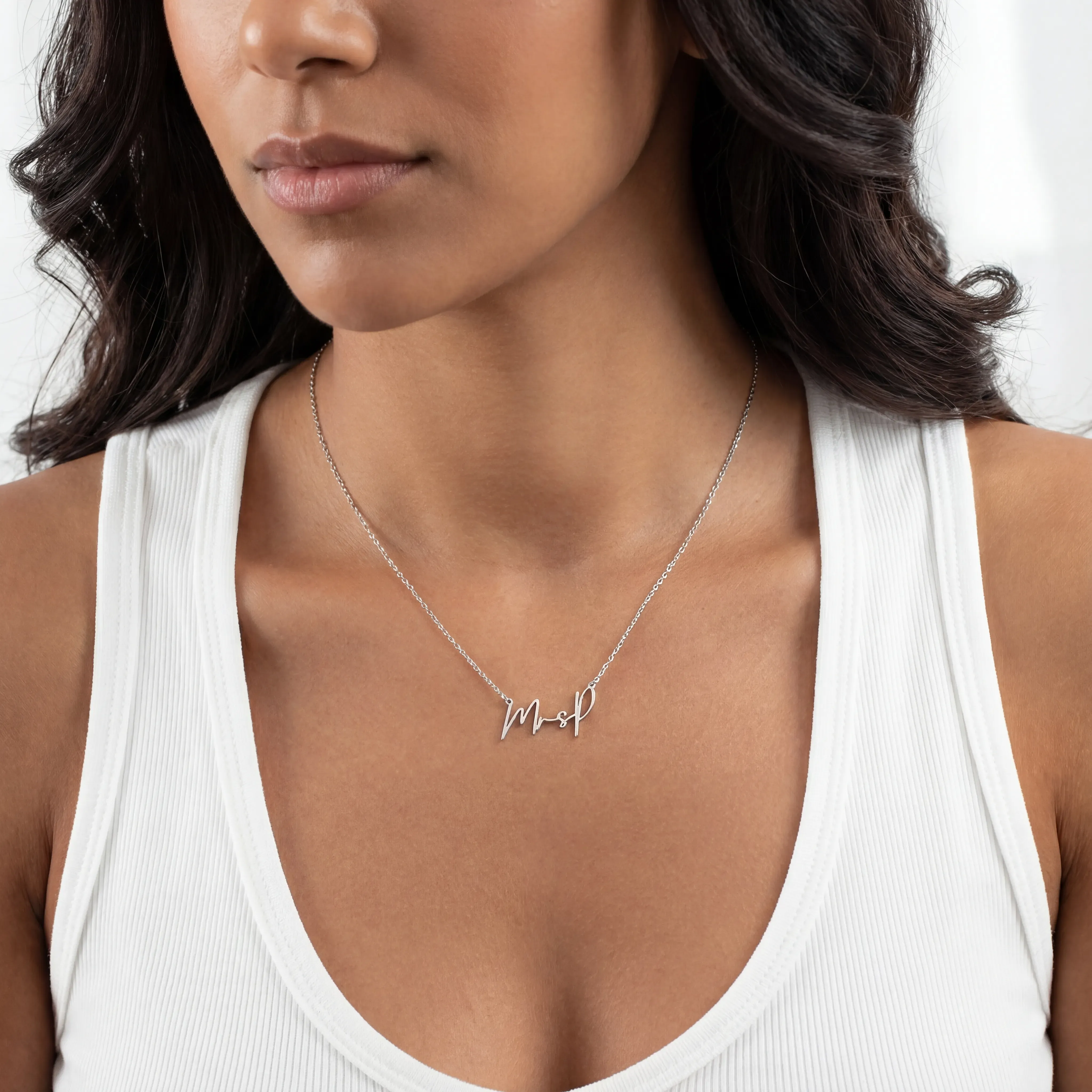 Personalised Mrs Necklace - Image 4