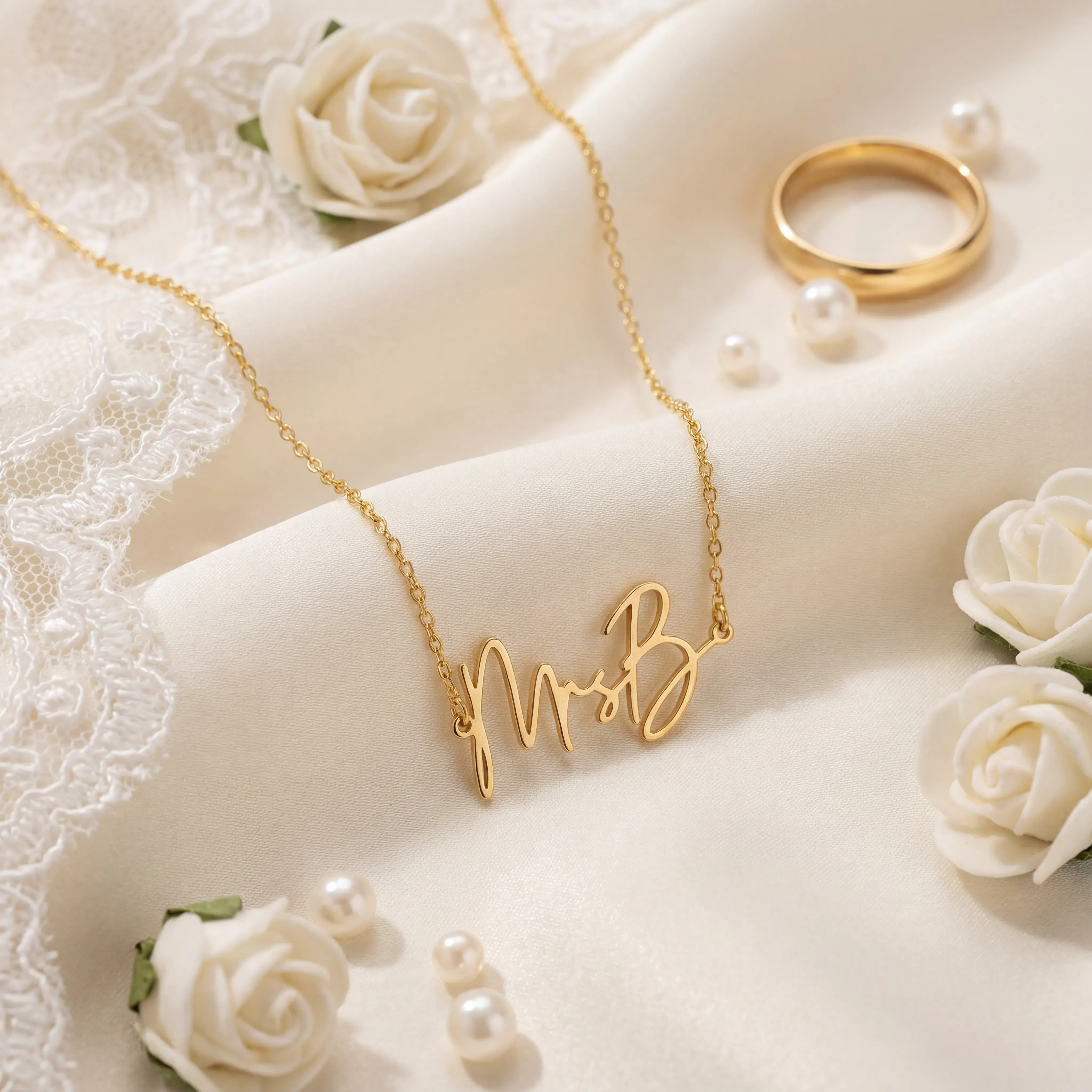 Personalised Mrs Necklace - Image 7