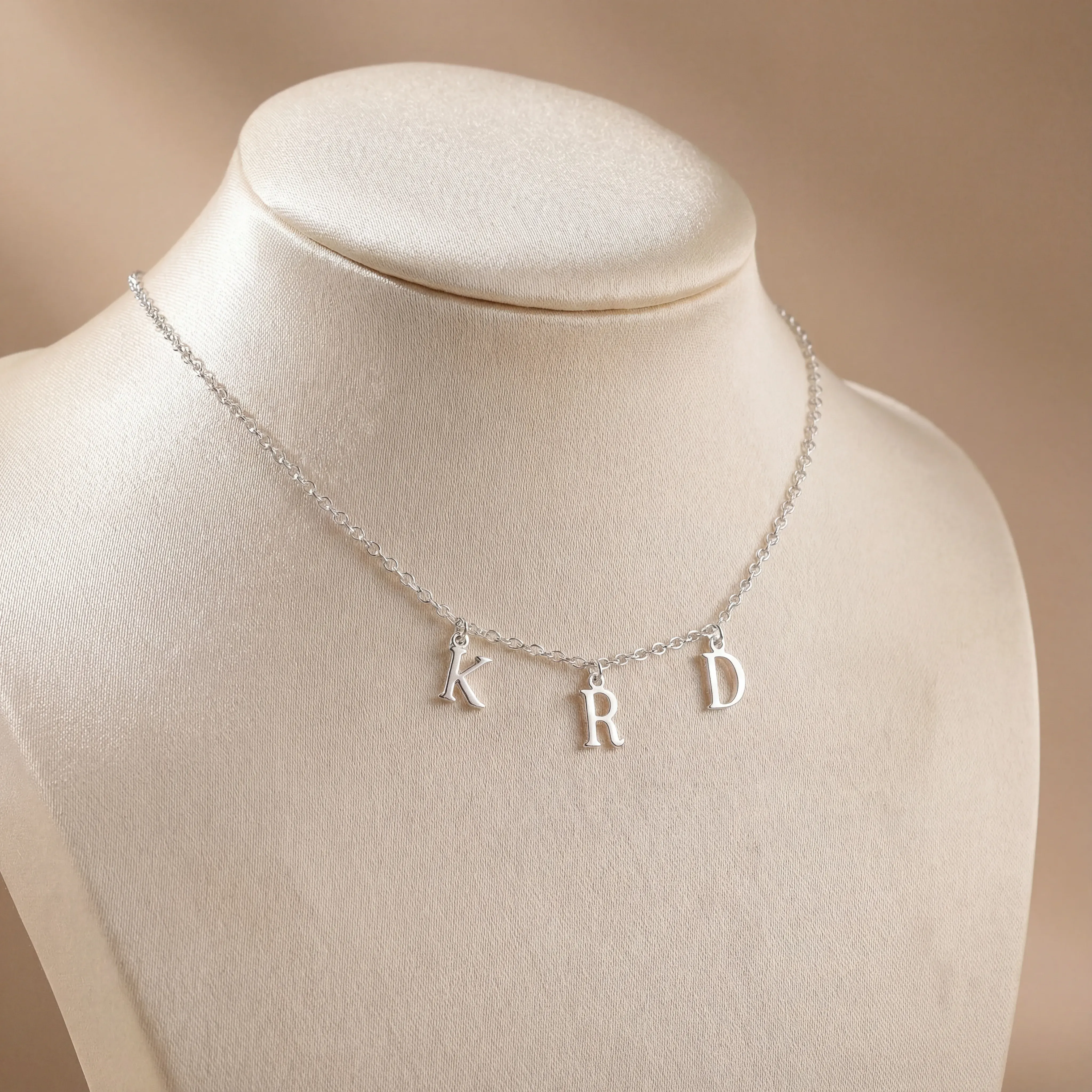 Triple Initial Necklace - Image 7