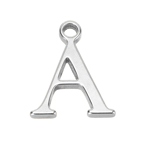 A Silver Letter Charm