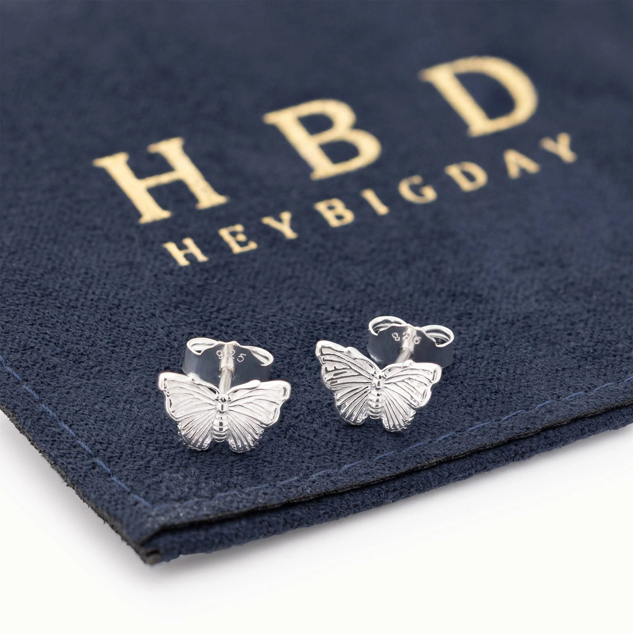 Admiral Butterfly Stud Earrings - Image 3