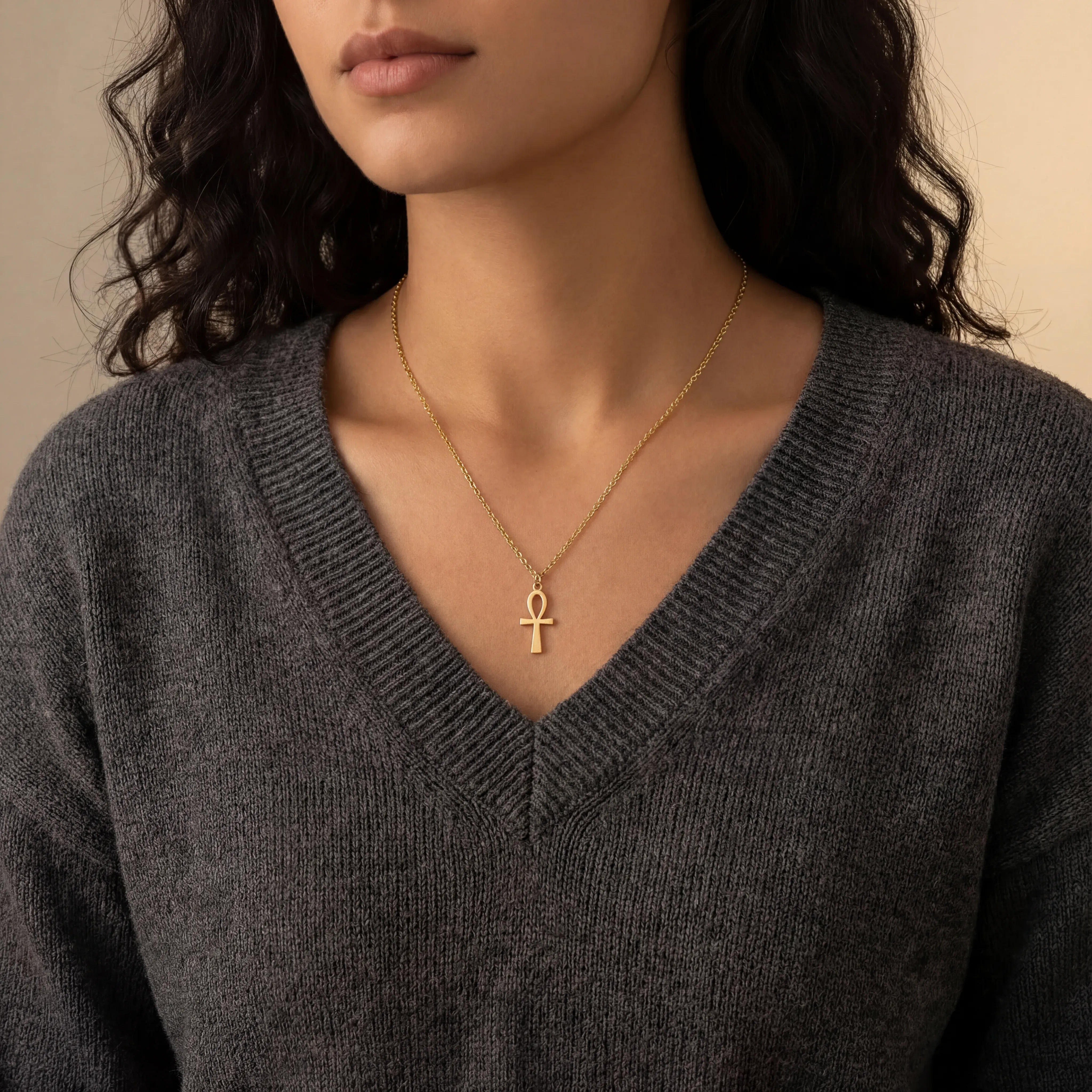 Ankh Cross Necklace - Image 3
