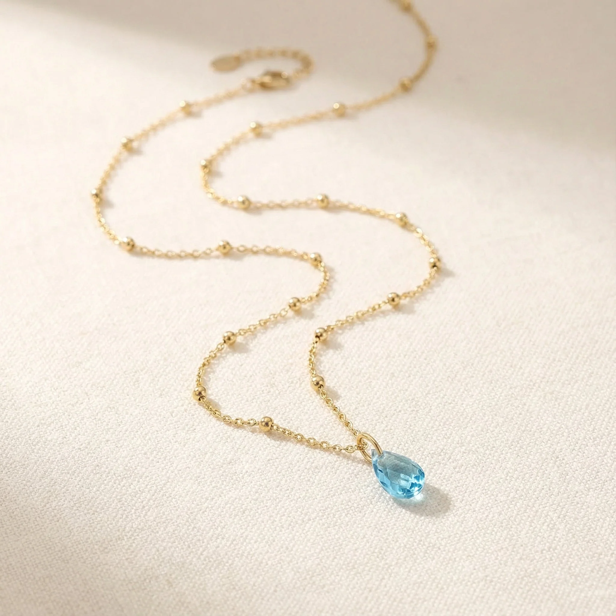 Birthstone Pendant Necklace - Image 3