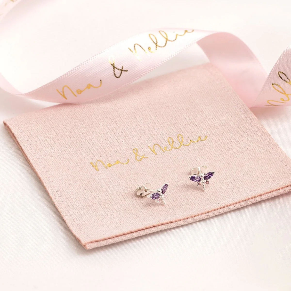 Kids Dragonfly Stud Earrings - Image 4