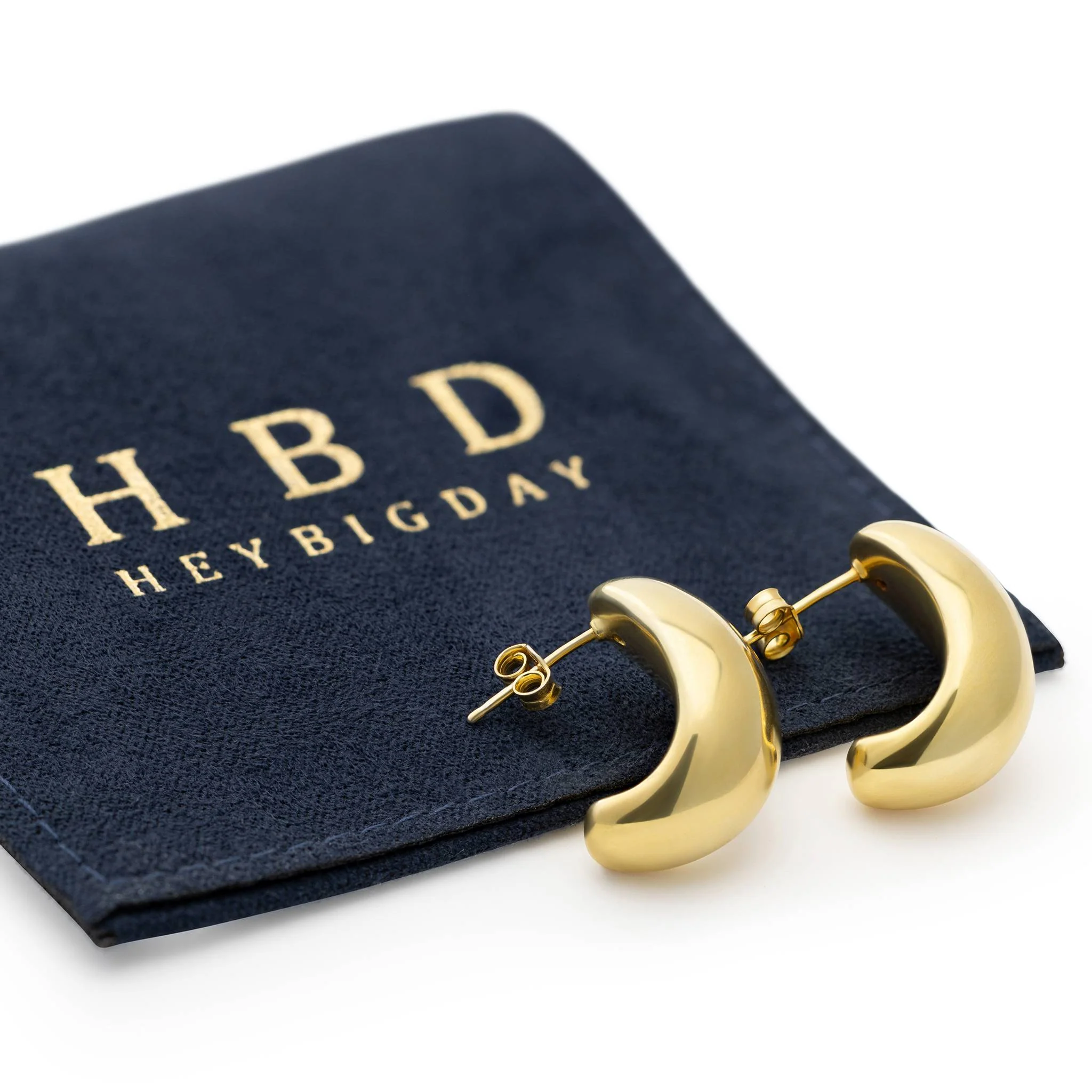 Crescent Hoop Earrings - Image 4