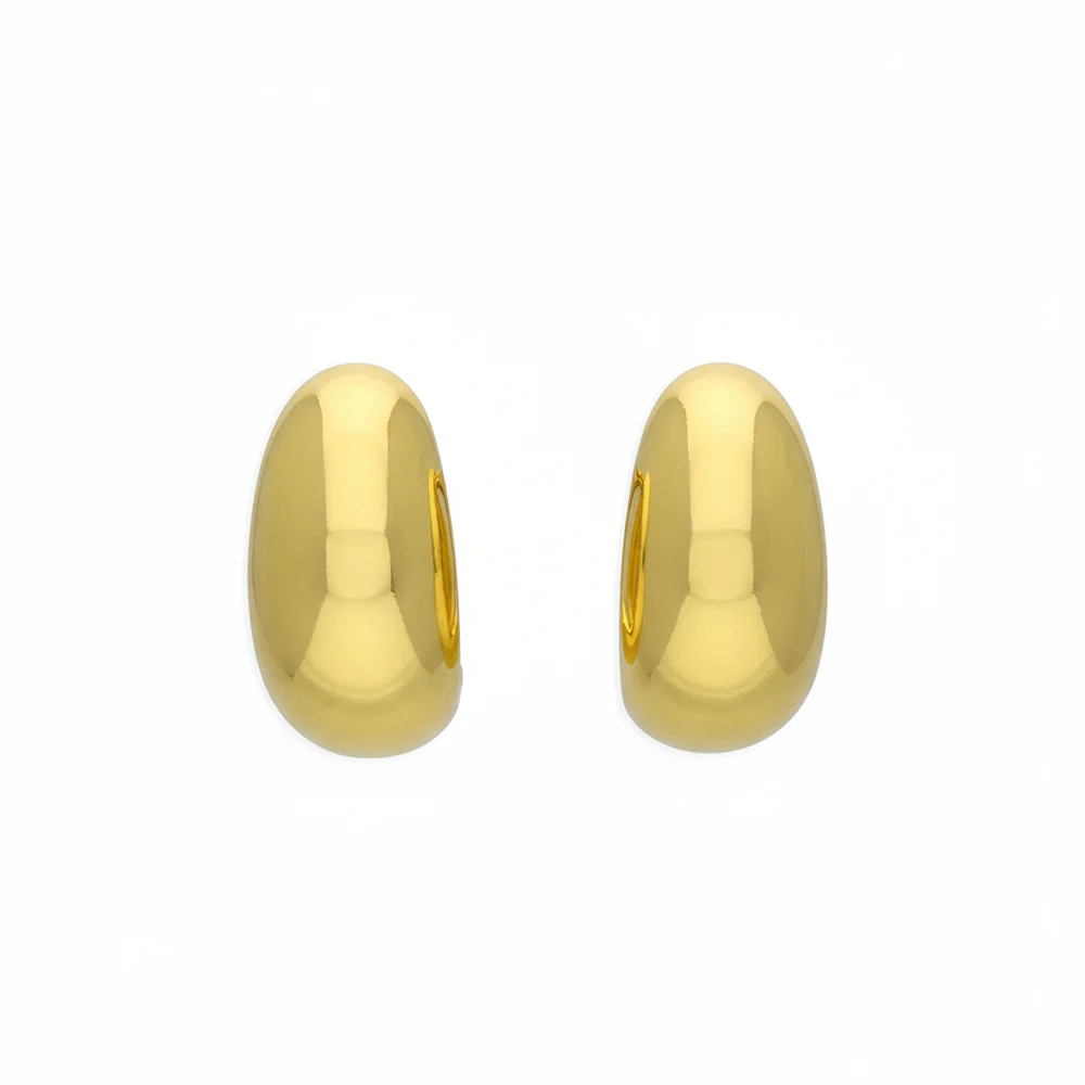 Crescent Stud Earrings - Image 2