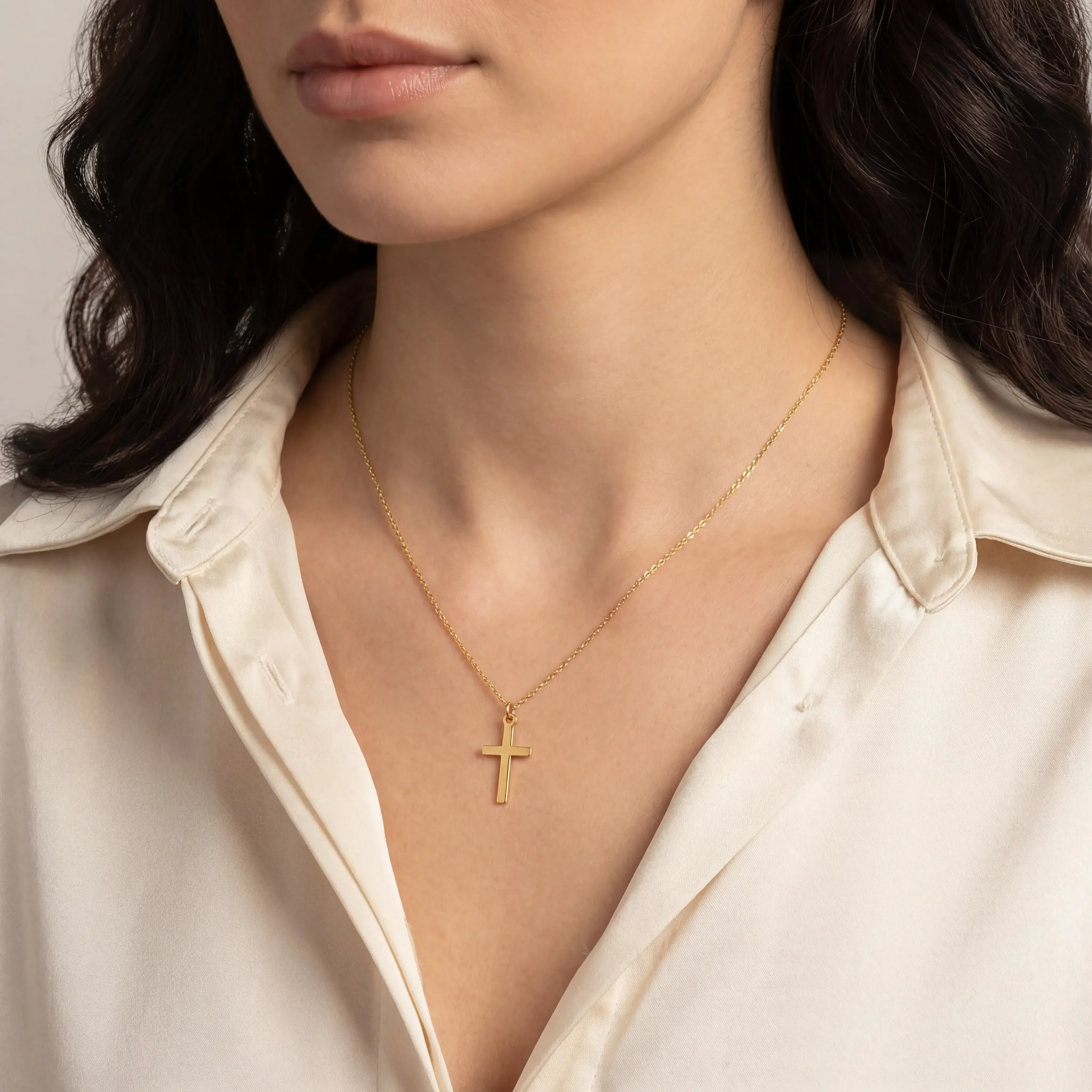 Vertical Cross Necklace - Image 5