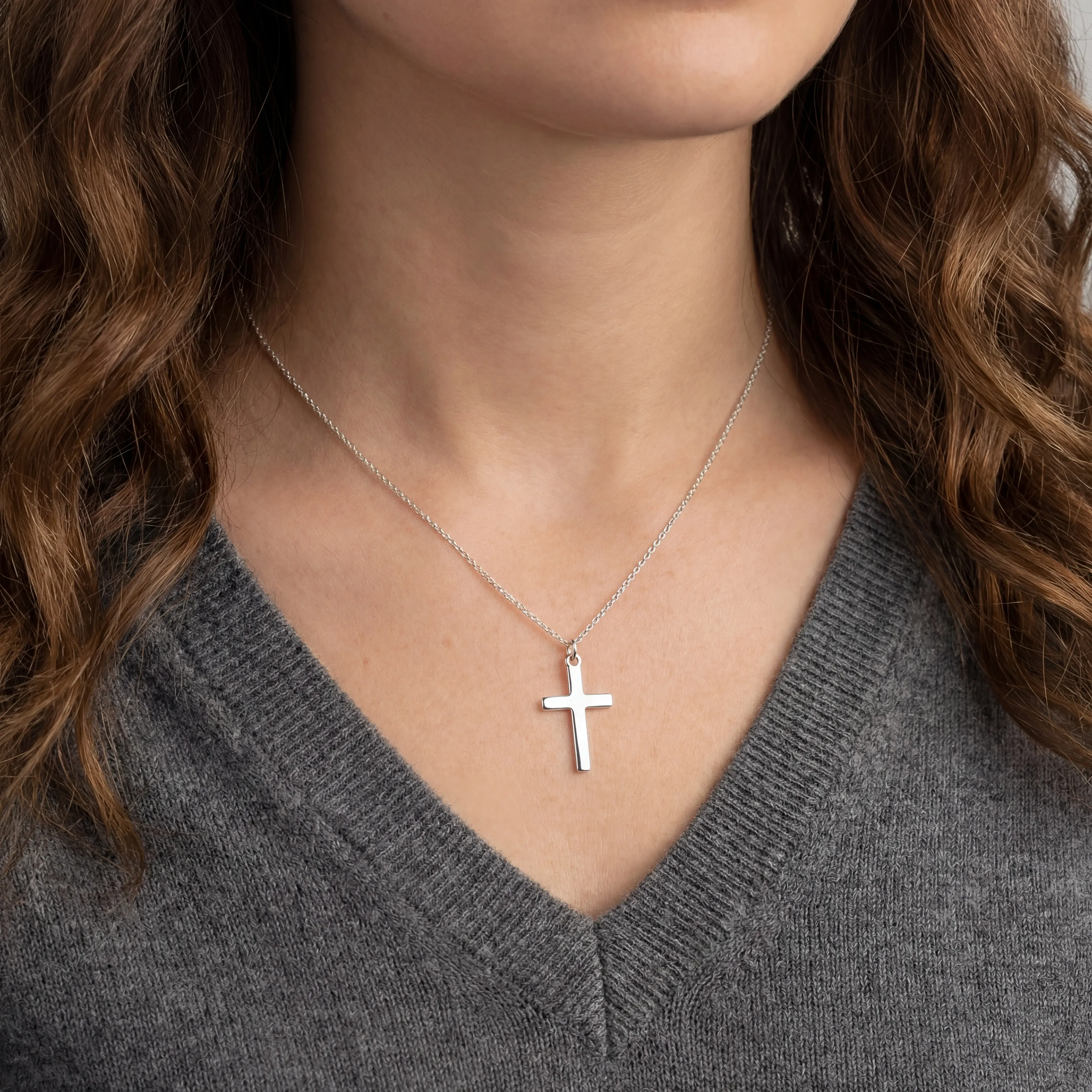 Vertical Cross Necklace - Image 7