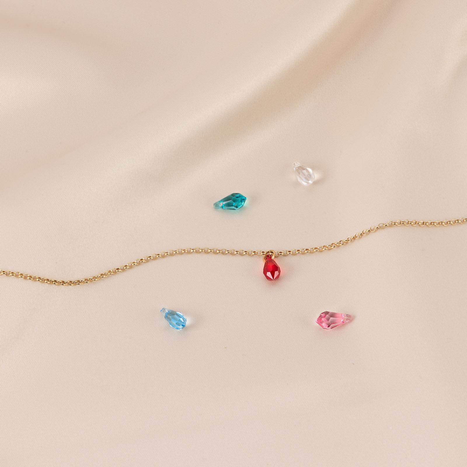 Cube Bead Slider Bracelet - Image 3
