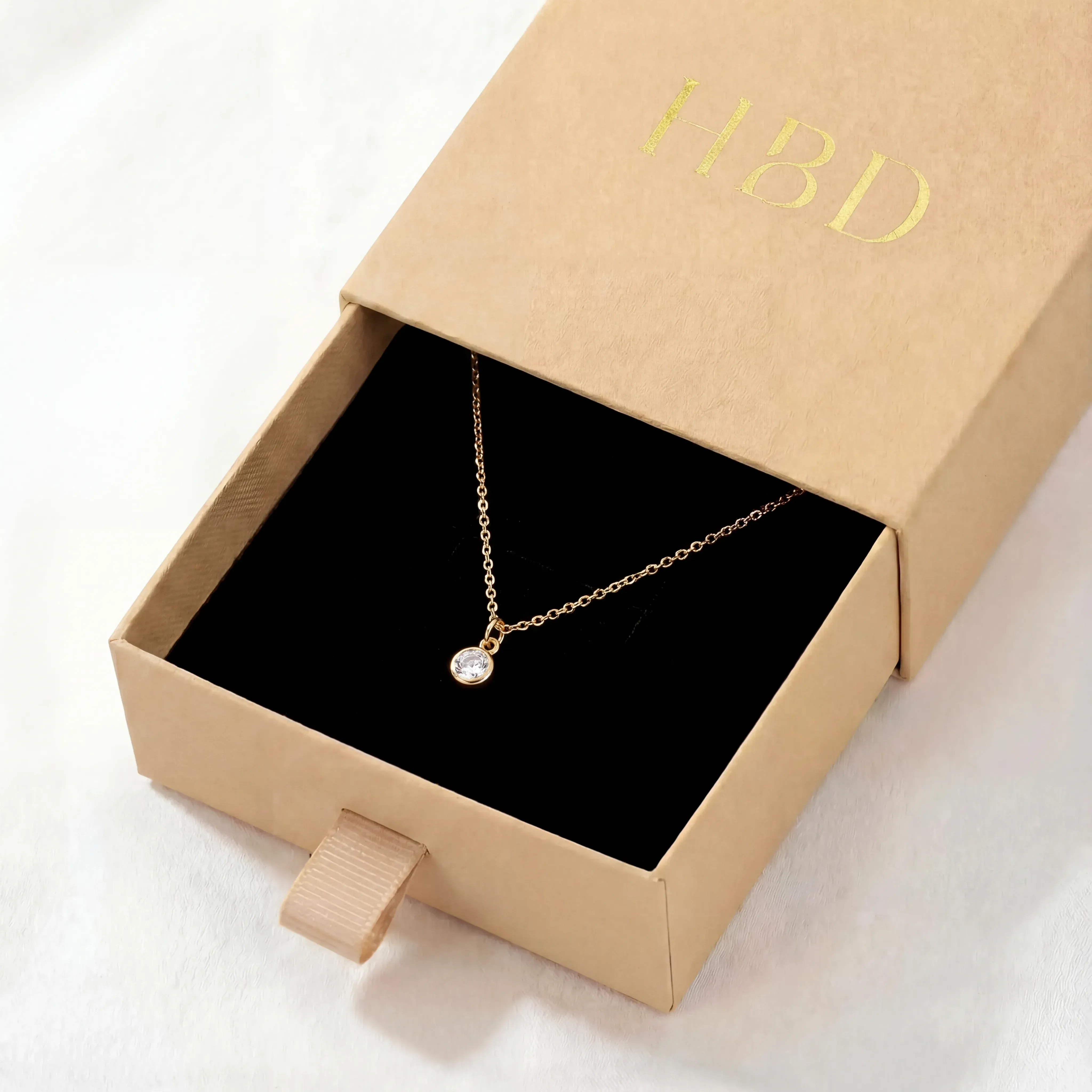 Cubic Zirconia Birthstone Necklace - Image 6