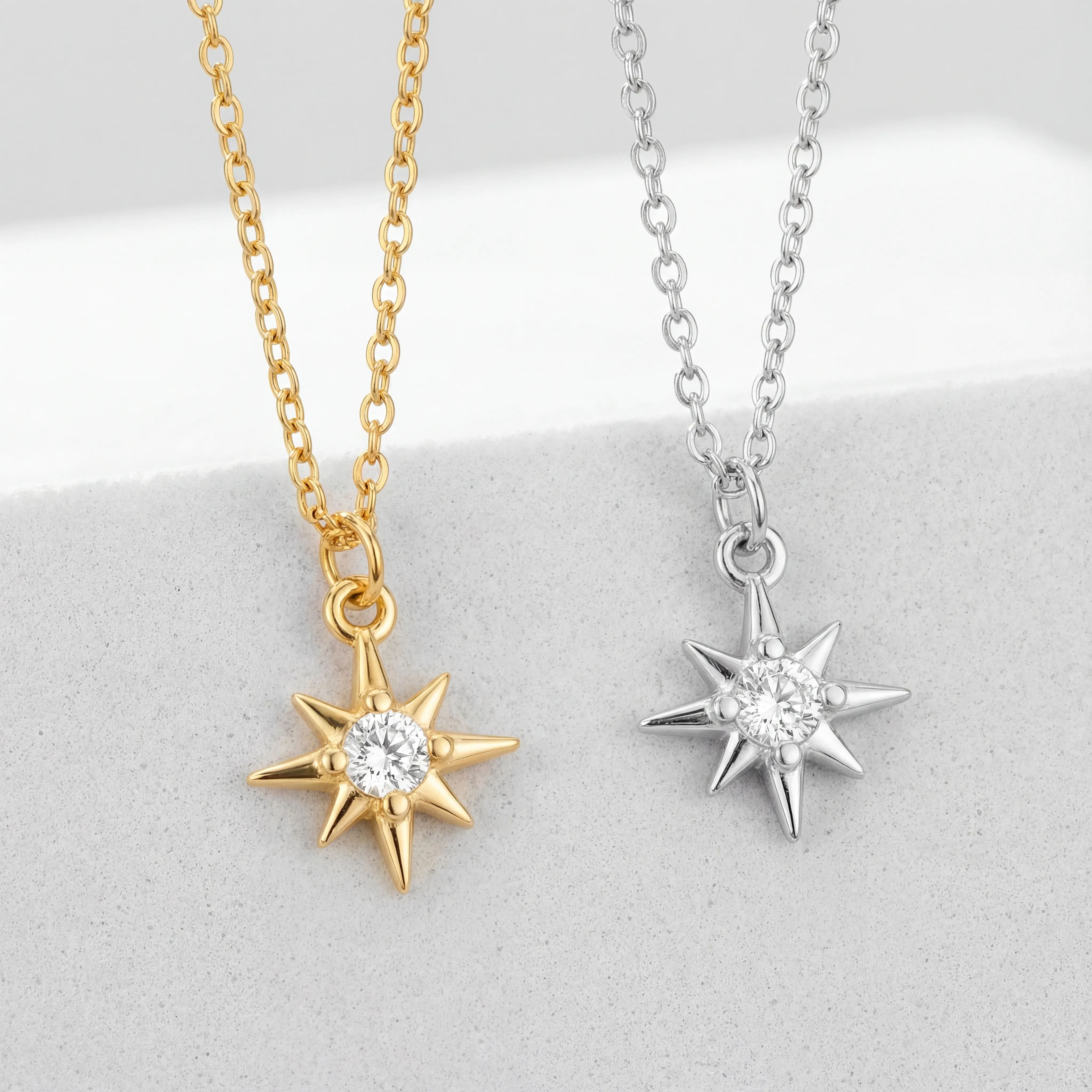 Cubic Zirconia Star Necklace - Image 6
