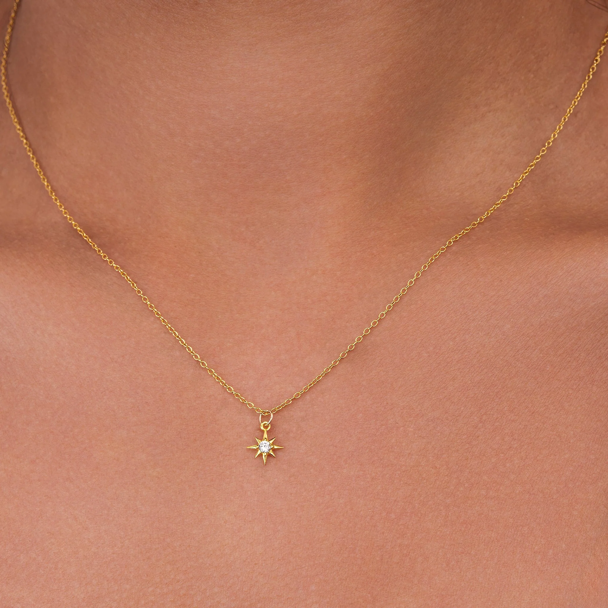 Cubic Zirconia Star Necklace - Image 7