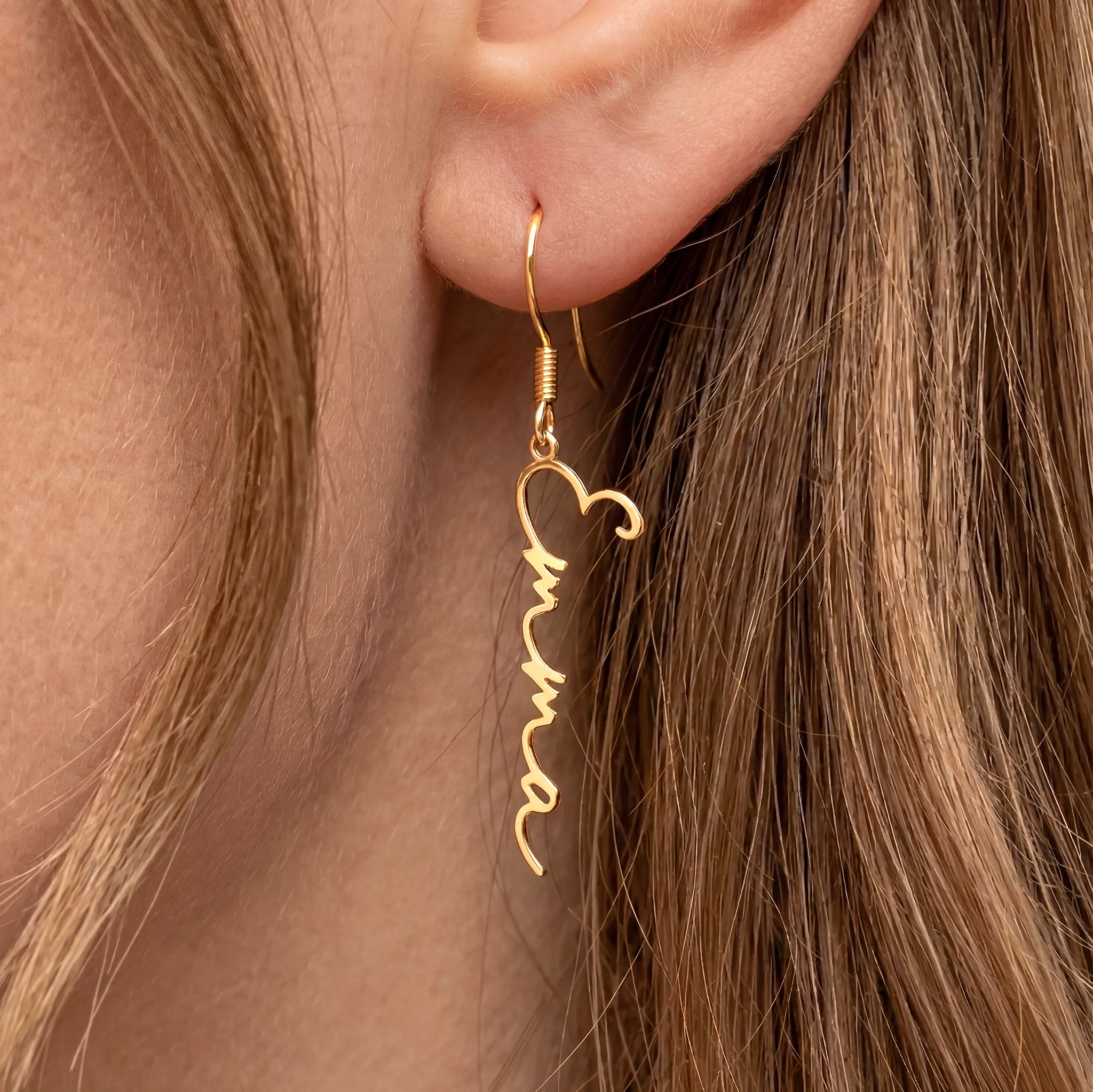 Personalised Name Earrings