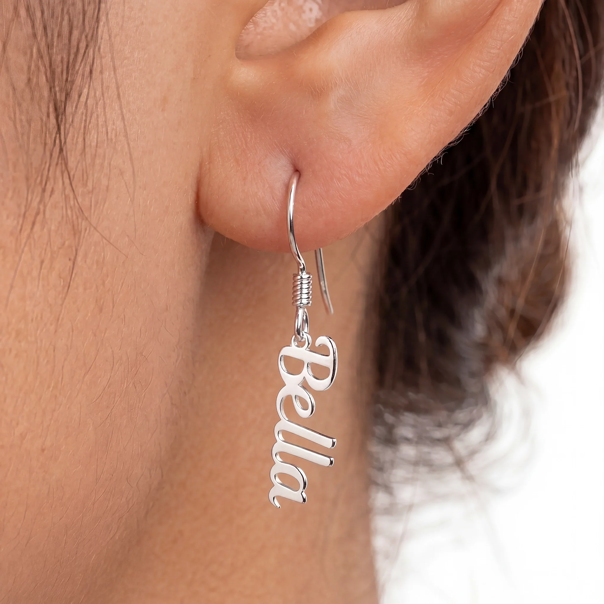 Personalised Name Earrings - Image 2