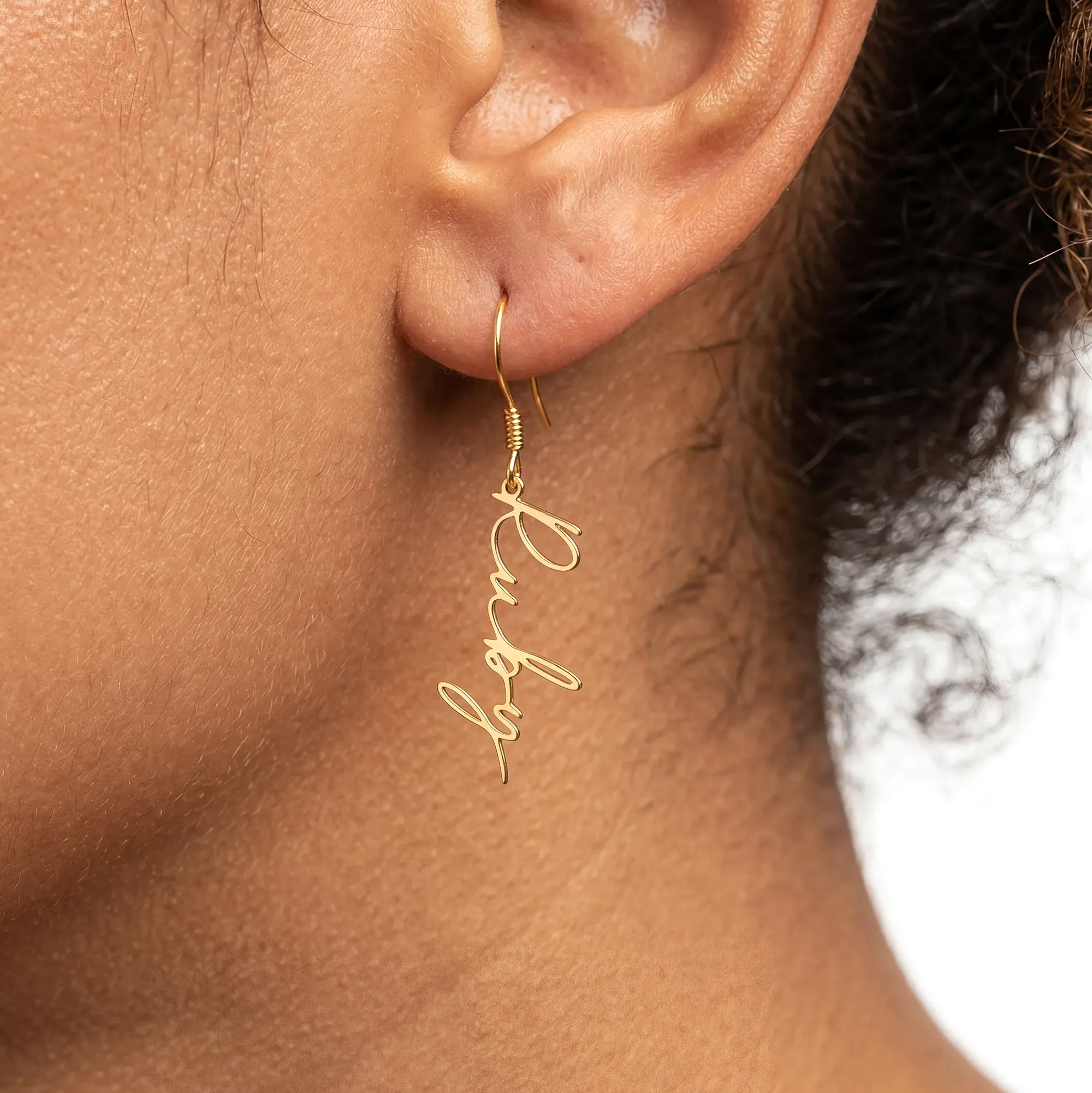 Personalised Name Earrings - Image 5