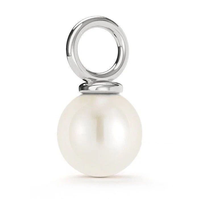 Custom Name Necklace & Freshwater Pearl Charm - Image 3