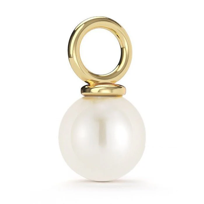 Custom Name Necklace & Freshwater Pearl Charm - Image 4