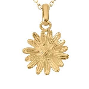 Gold - April Daisy Birthflower Charm