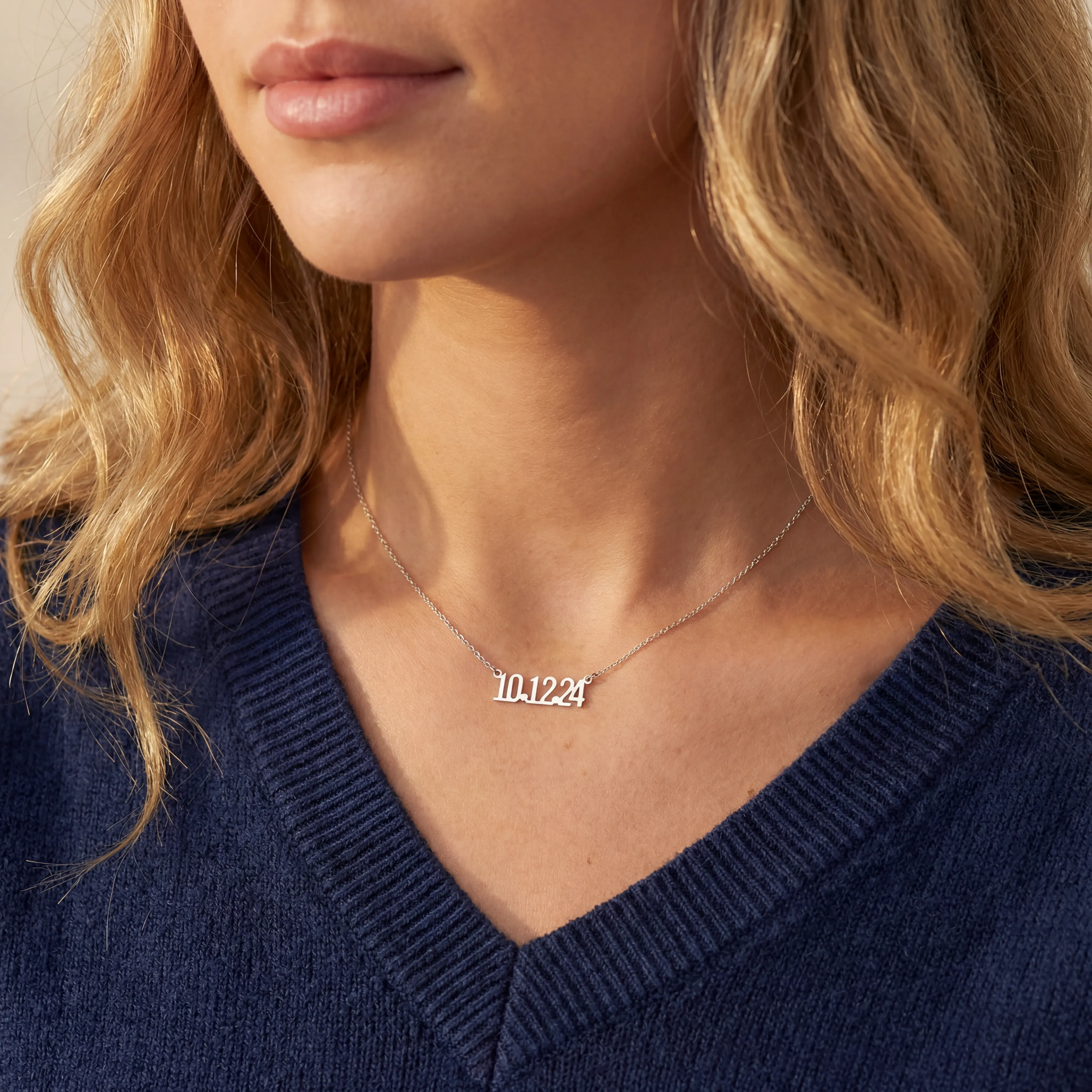 Personalised Date of Birth Necklace - Image 3