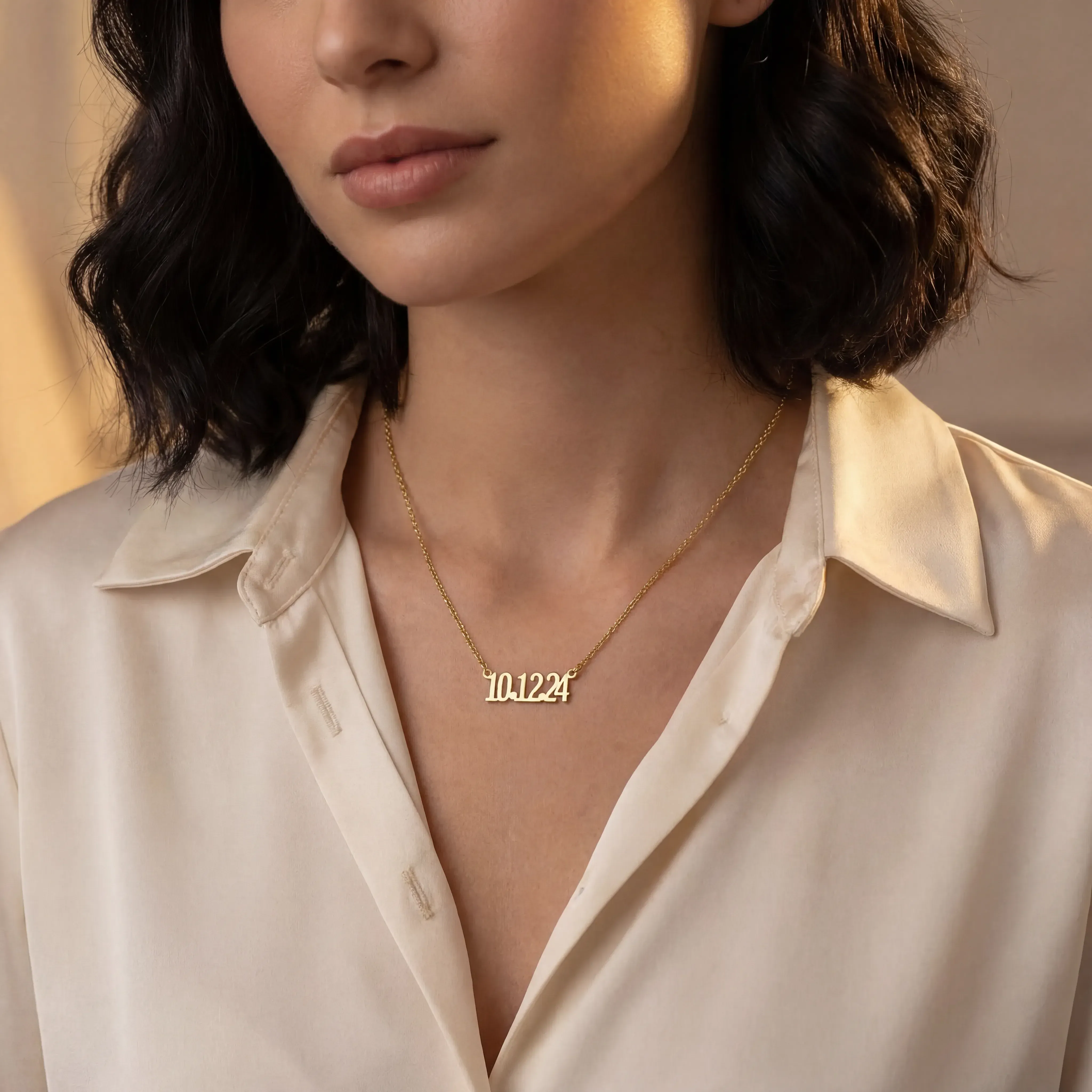 Personalised Date of Birth Necklace - Image 4