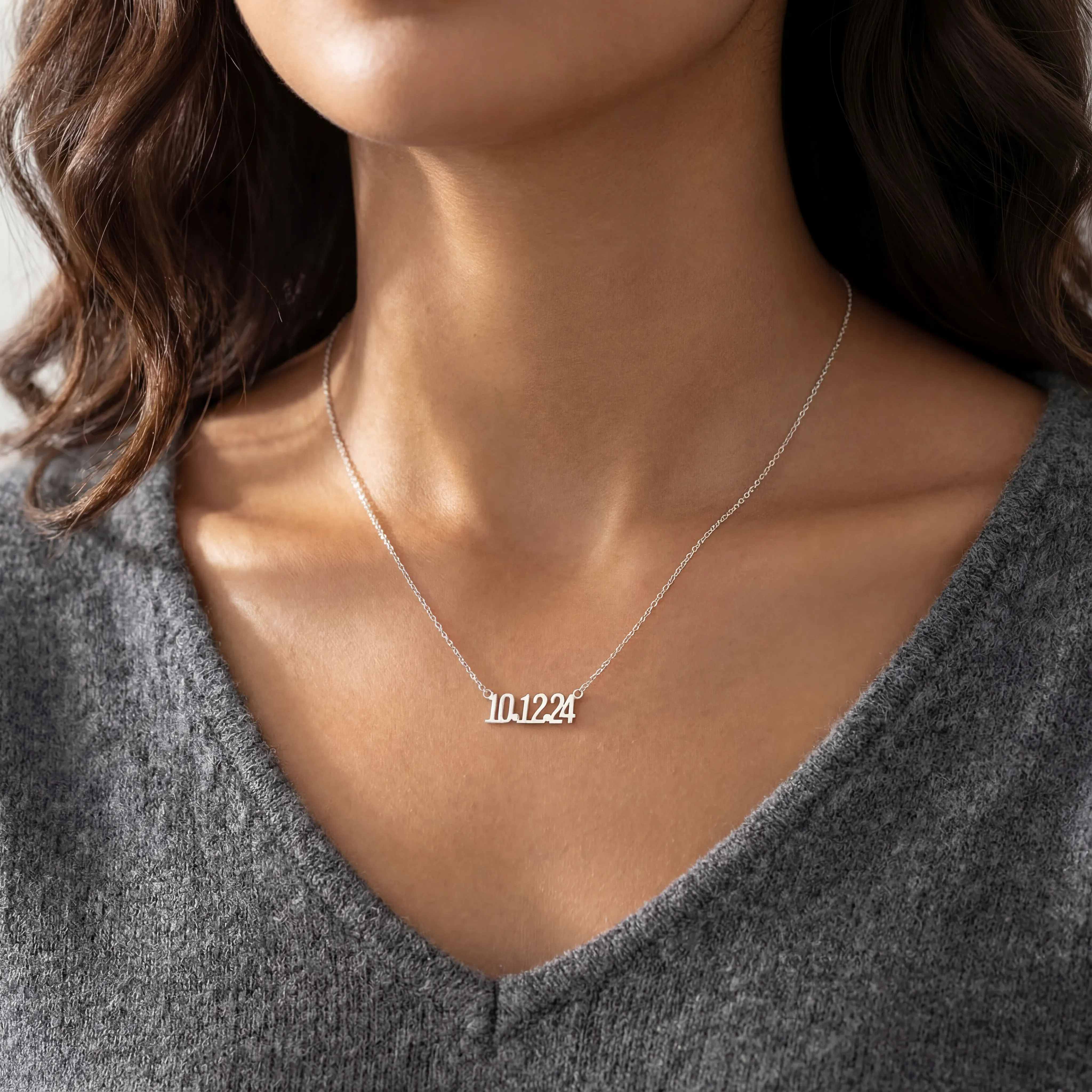 Personalised Date of Birth Necklace - Image 5