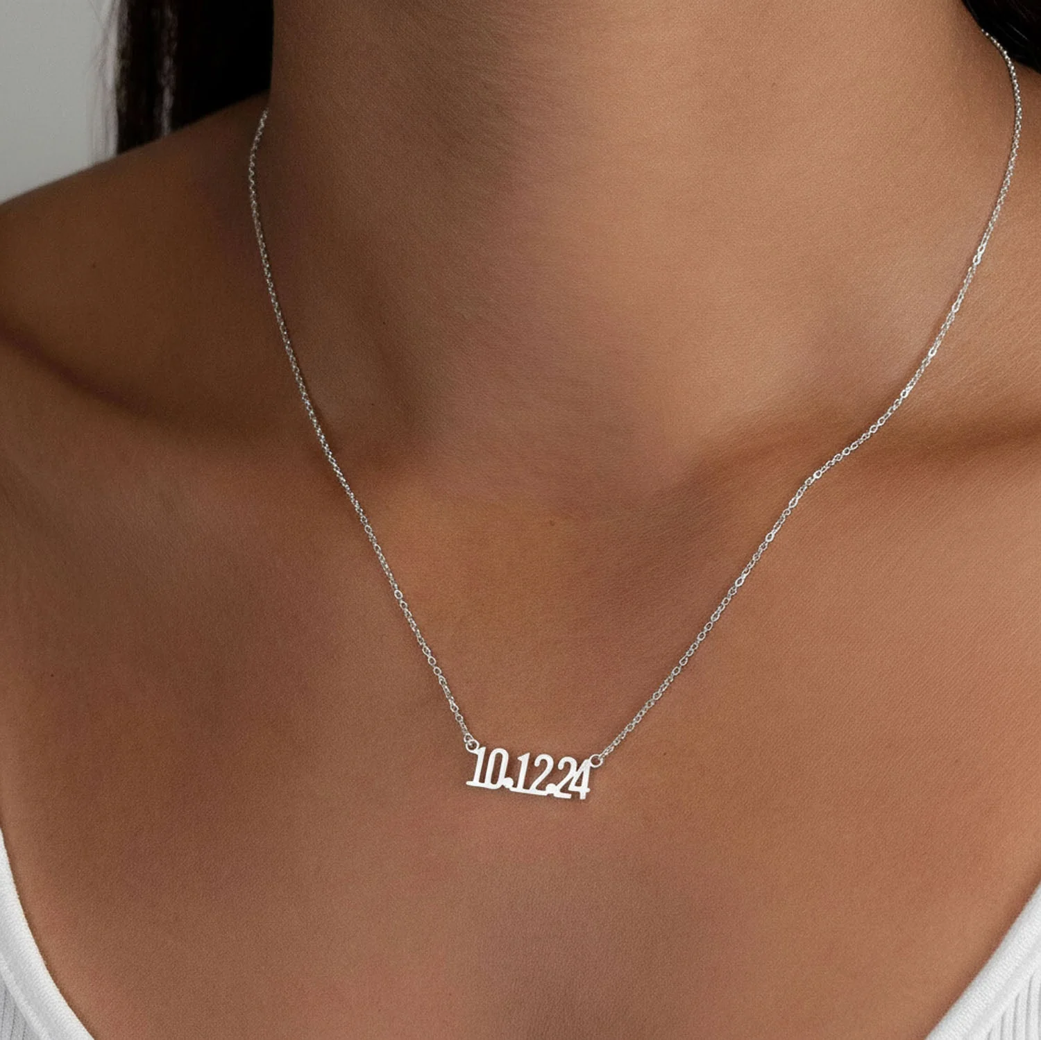 Personalised Date of Birth Necklace - Image 6