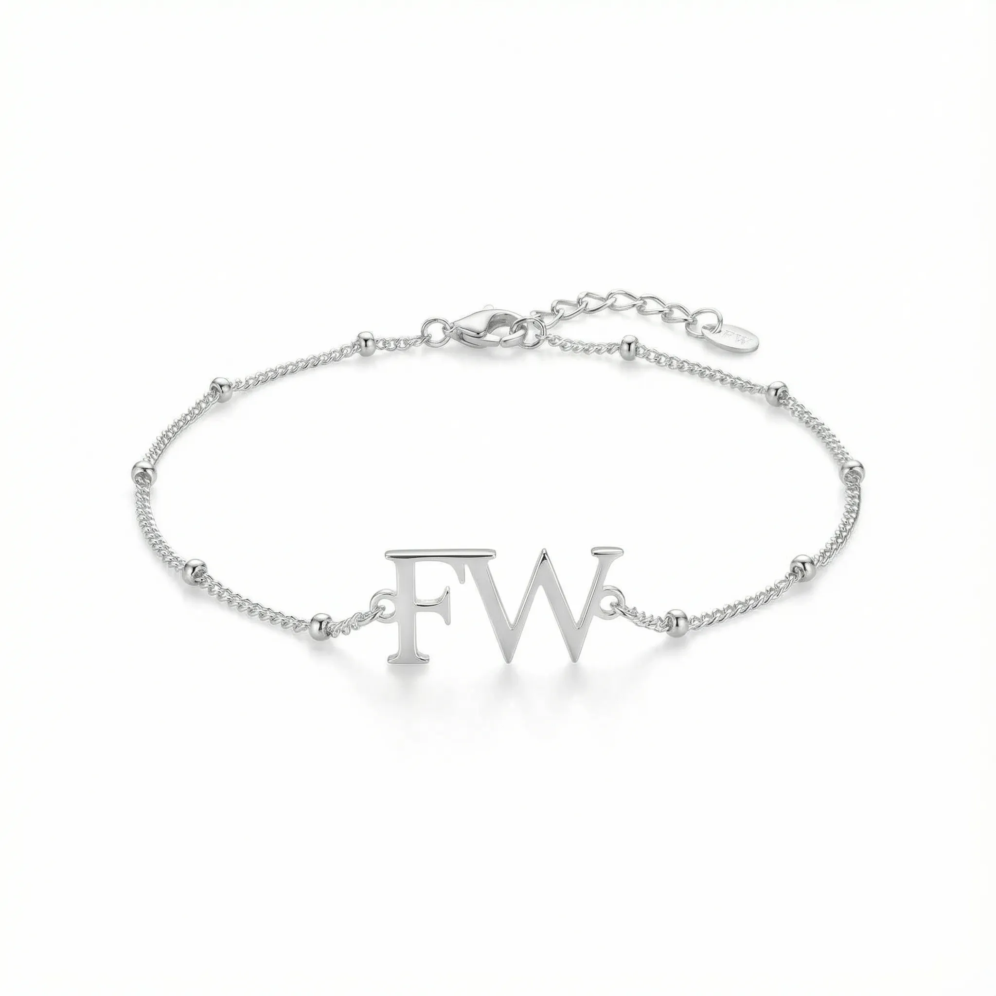 Double Letter Initials Bracelet - Image 7