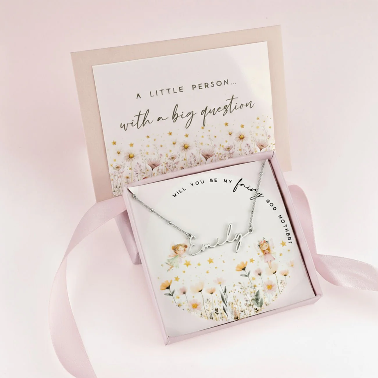 Fairy Godmother Proposal Name Necklace - Image 6