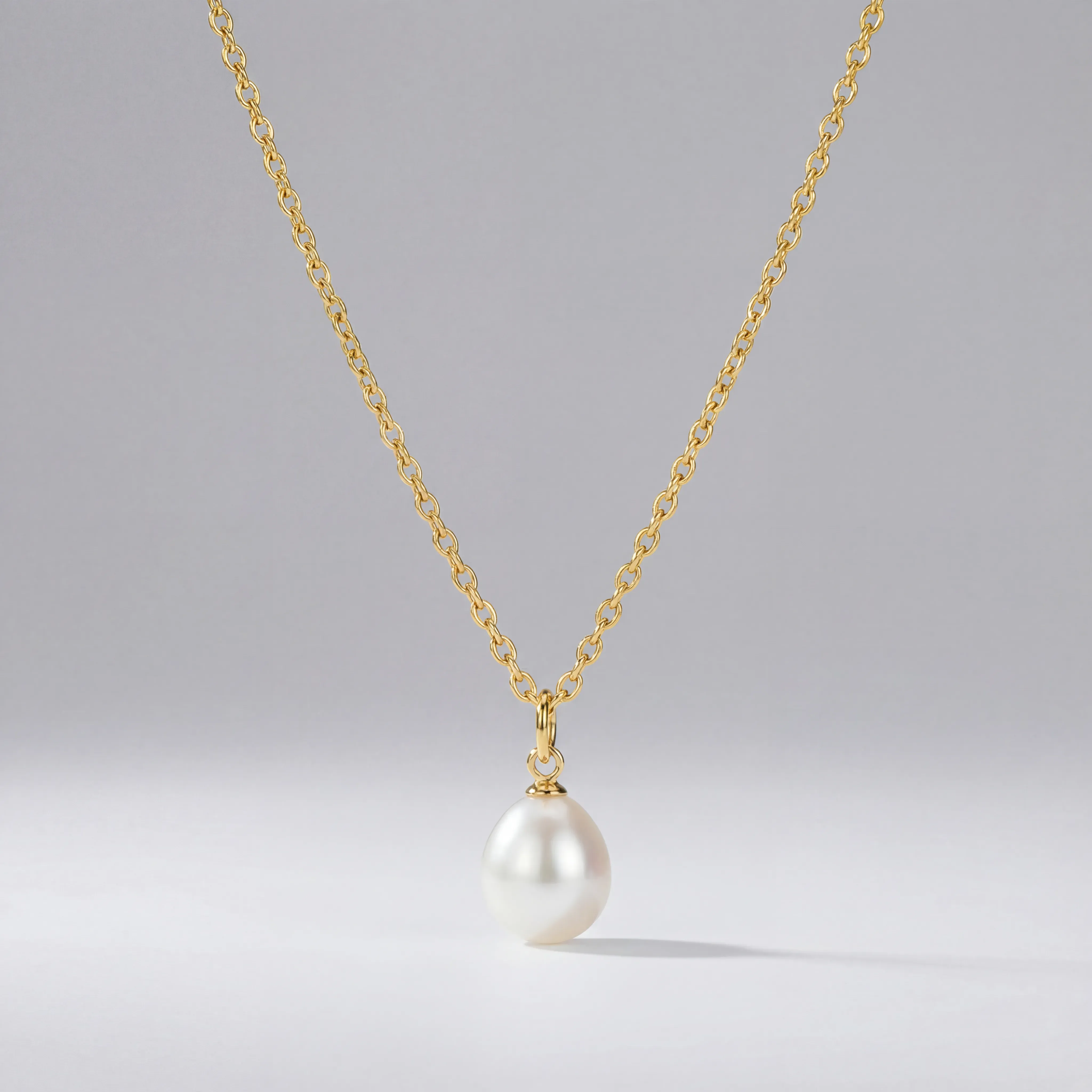 Freshwater Pearl Pendant Necklace - Image 3