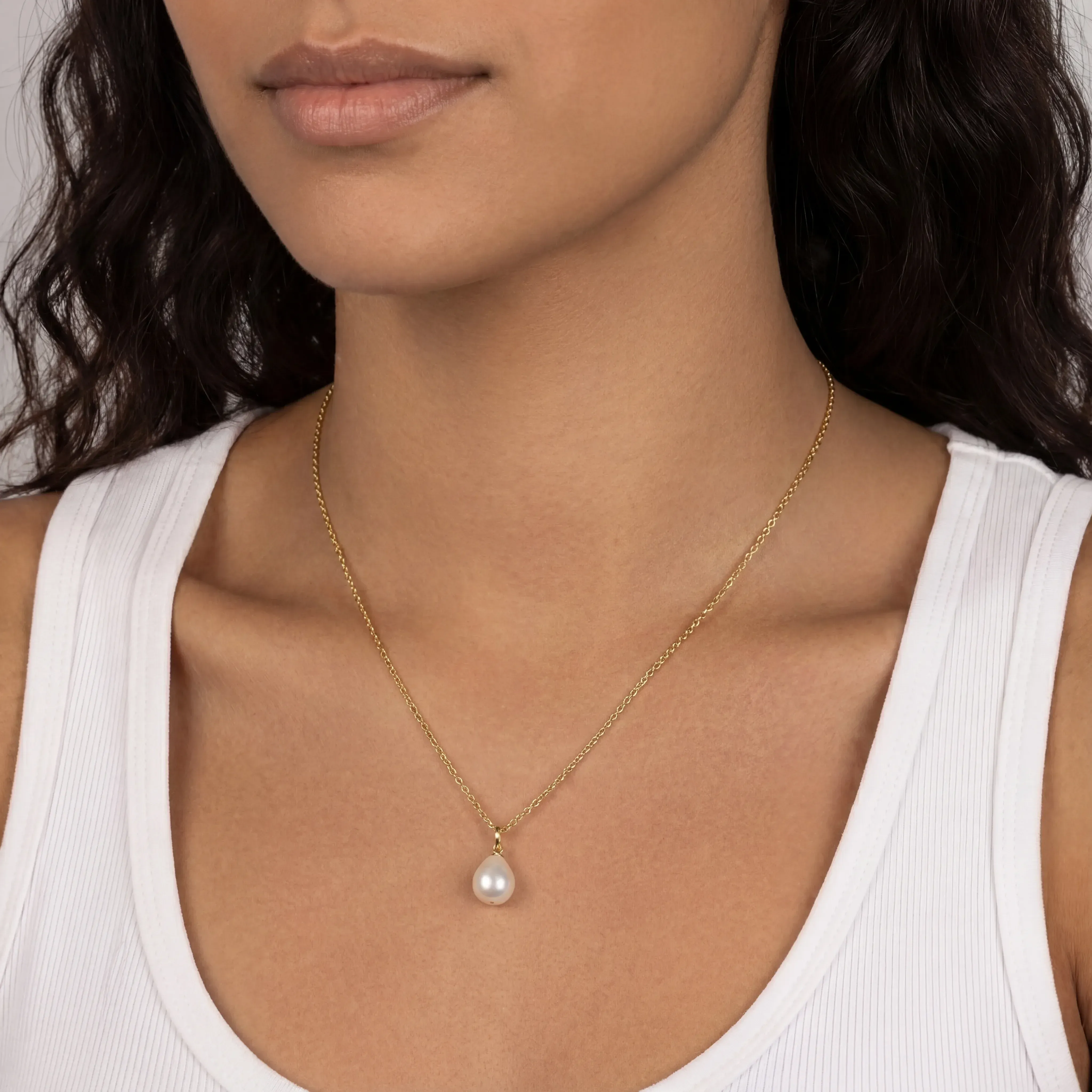 Freshwater Pearl Pendant Necklace - Image 4