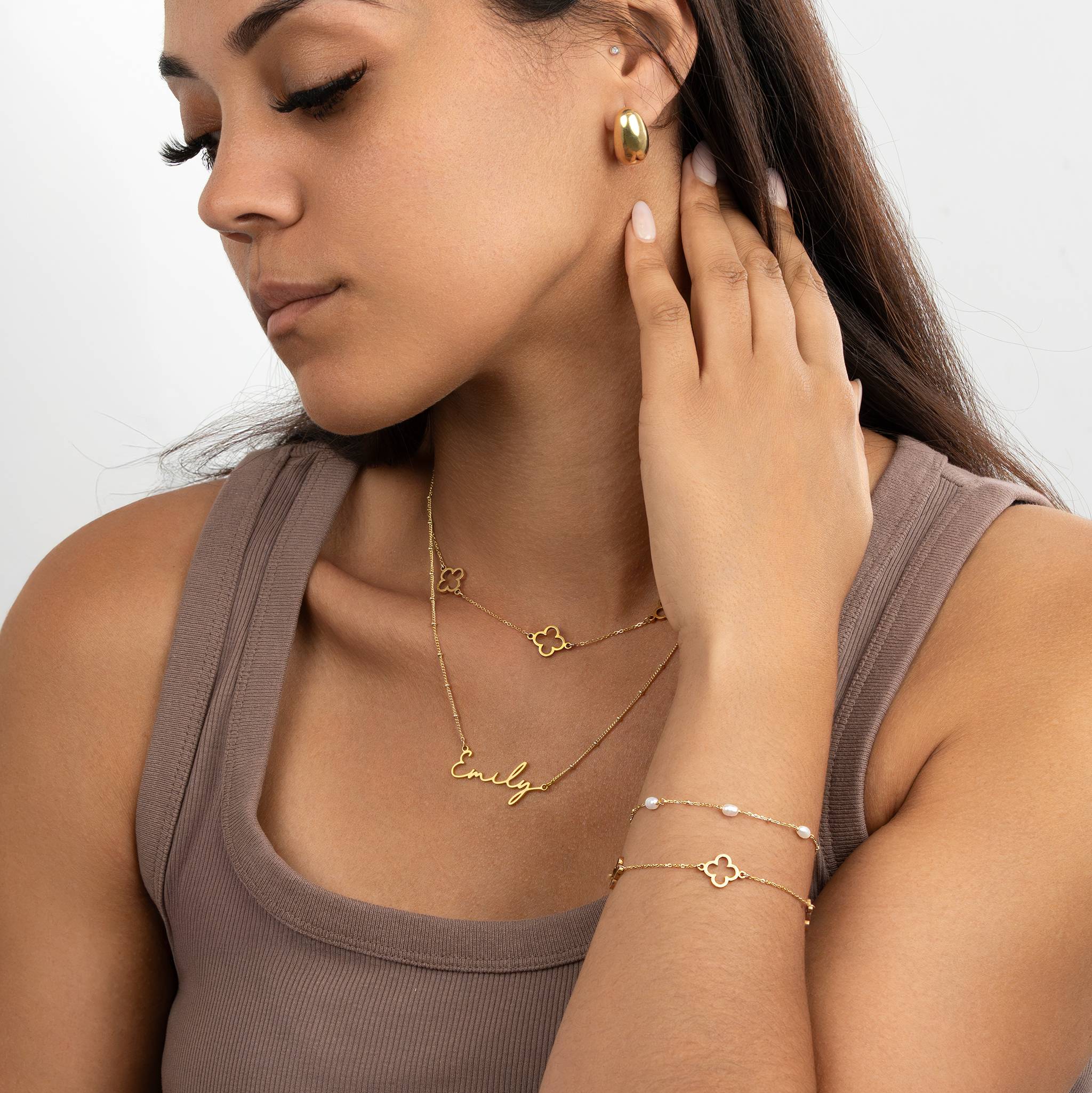Freshwater Pearl Beaded Bracelet - Image 4