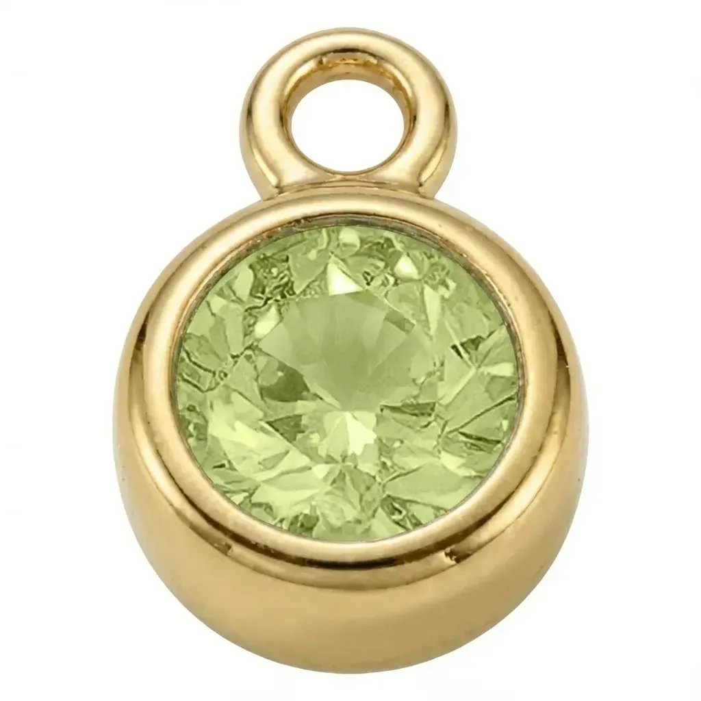 Gold - August Peridot Birthstone
