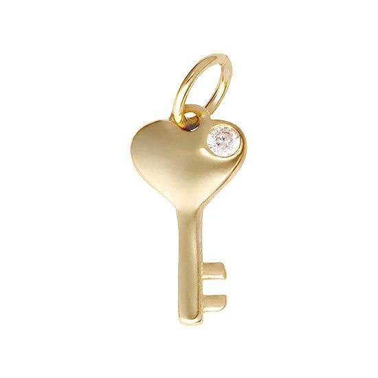 Gold Key Premium Charm