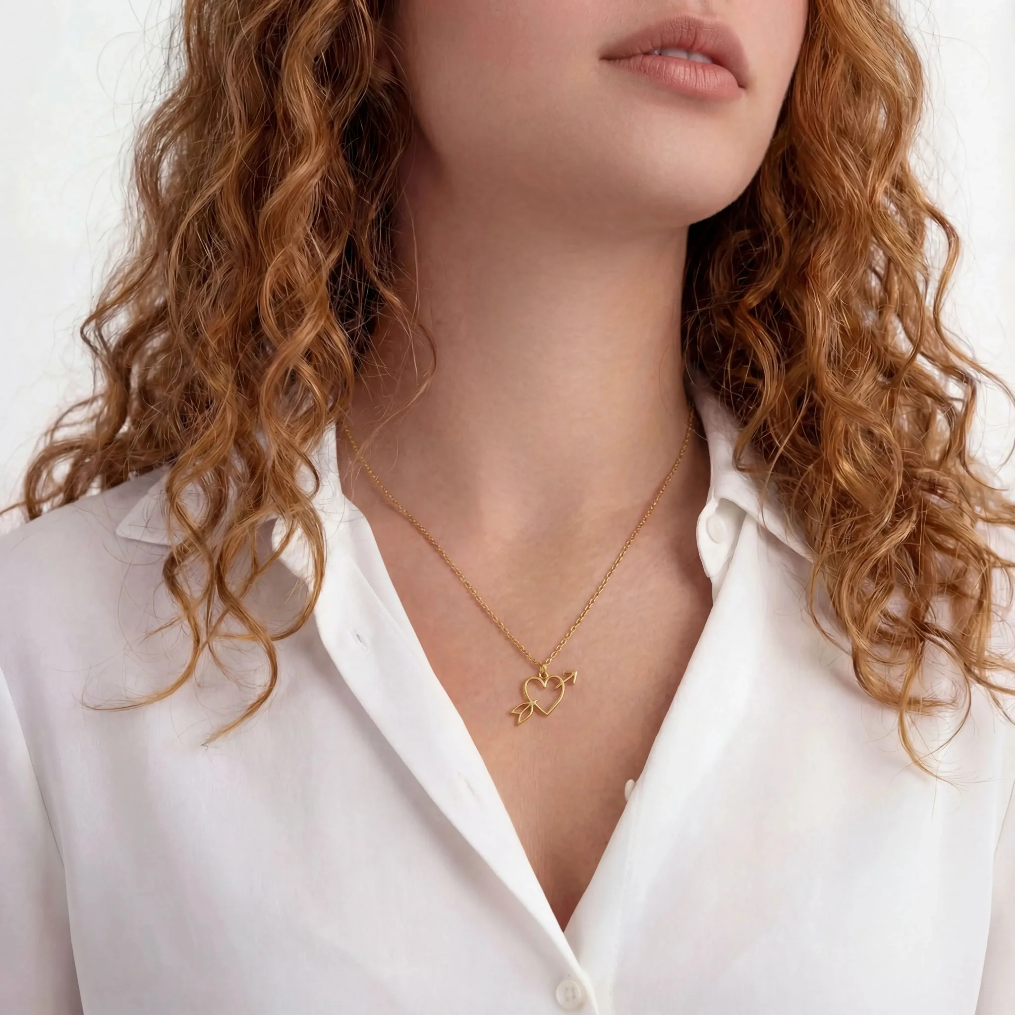 Heart Arrow Necklace - Image 3