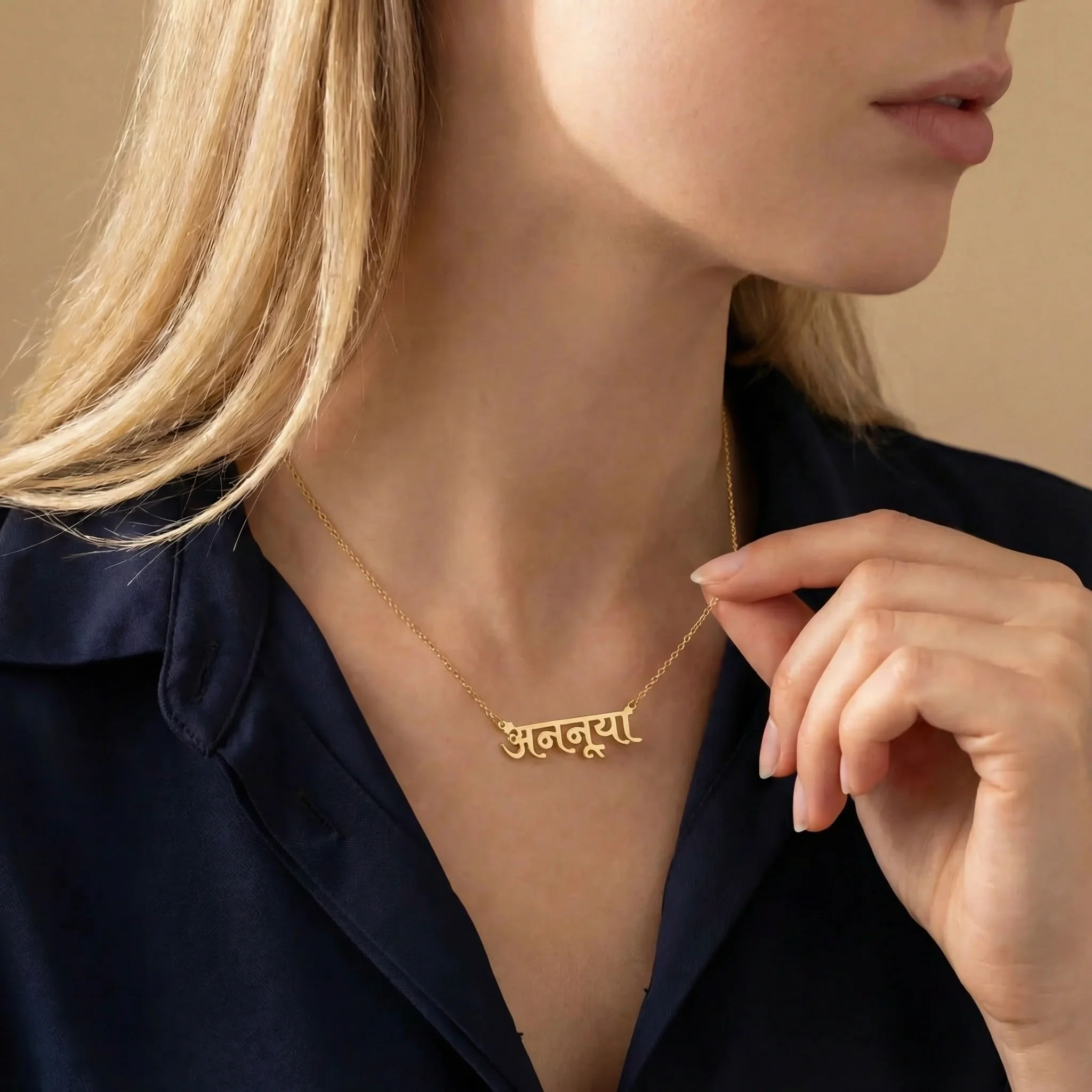 Hindi Name Necklace - Image 4