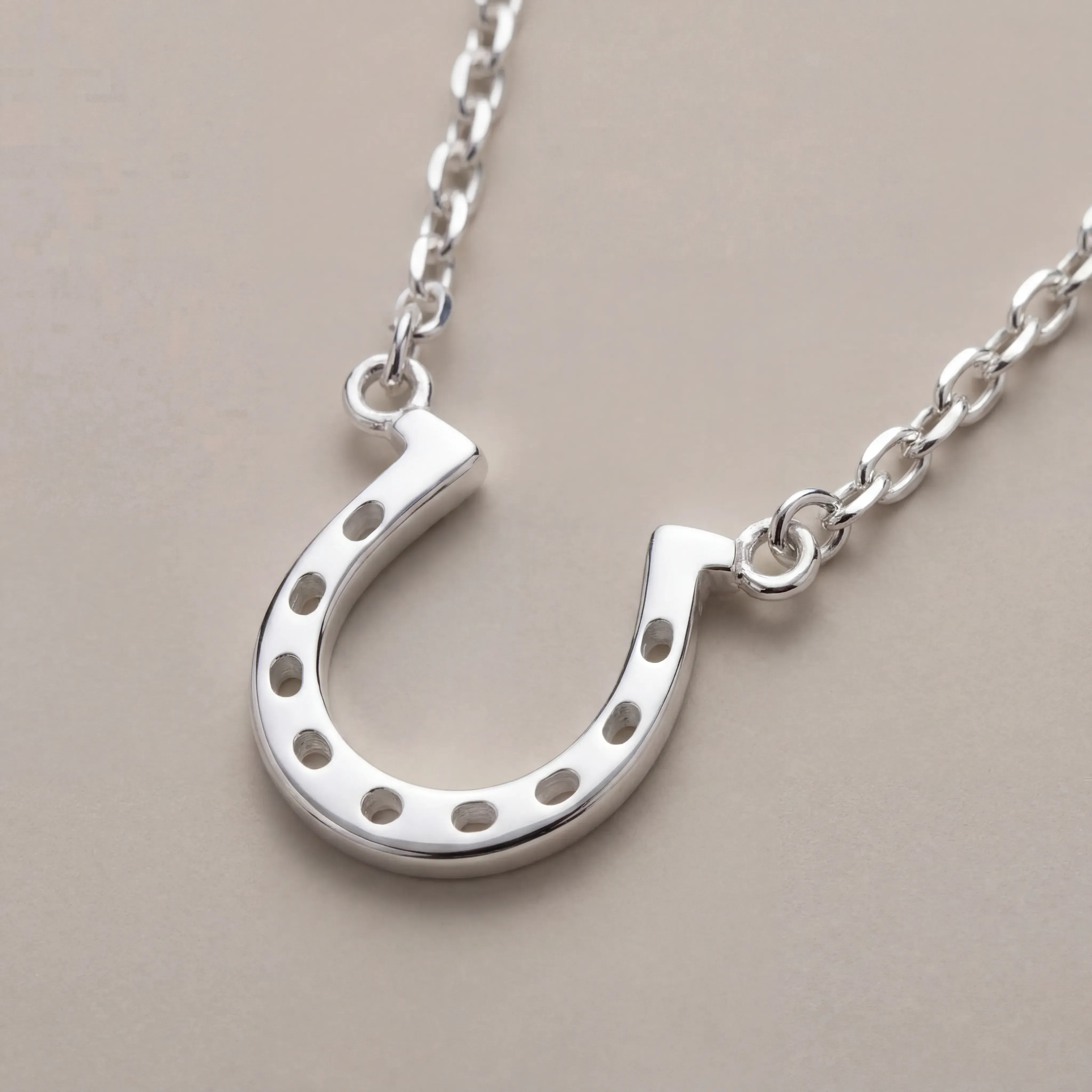 Horseshoe Pendant Necklace - Image 6