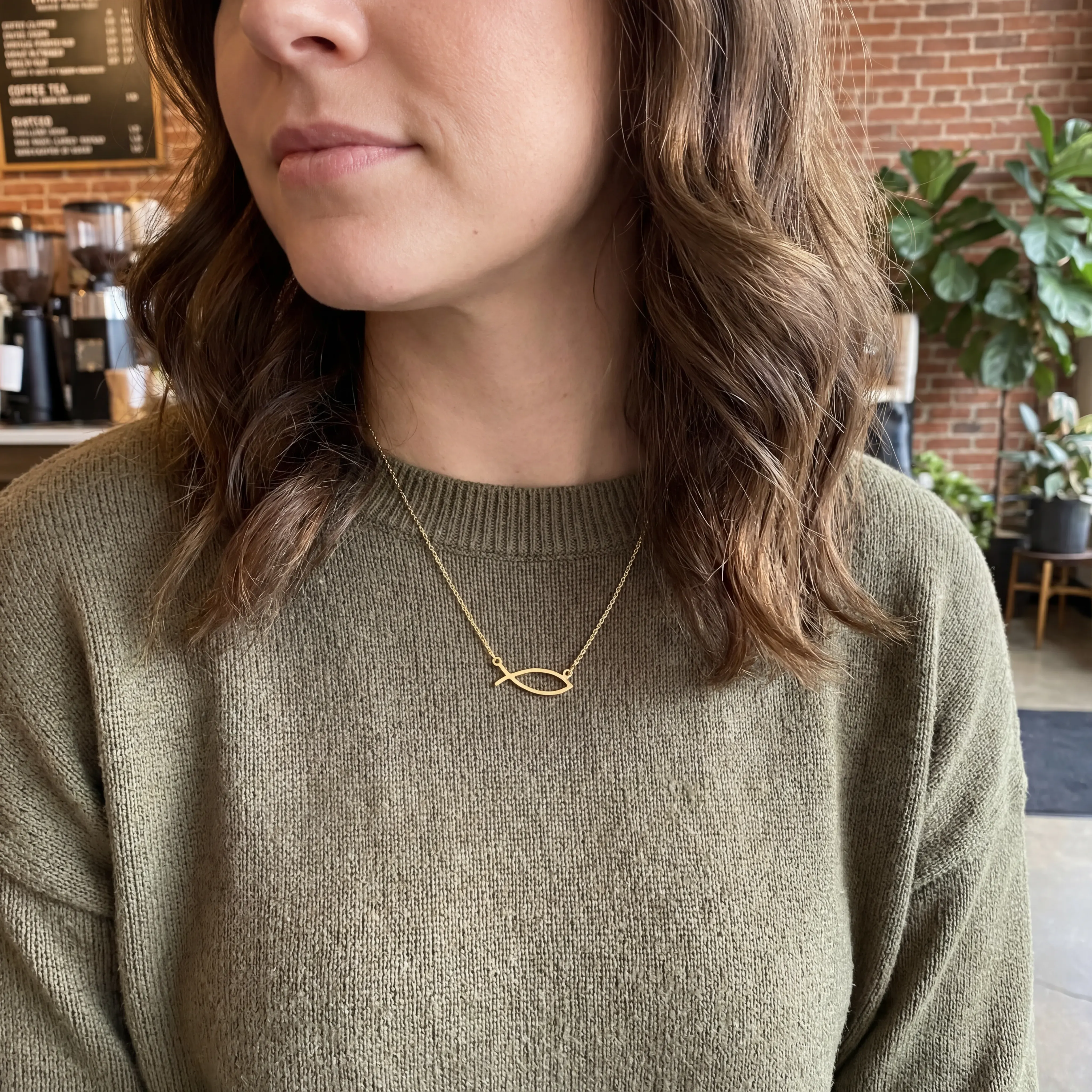 Ichthys Fish Necklace - Image 2