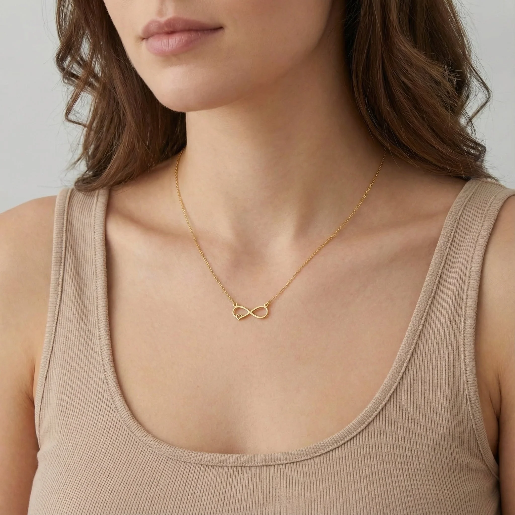 Infinity & Heart Necklace