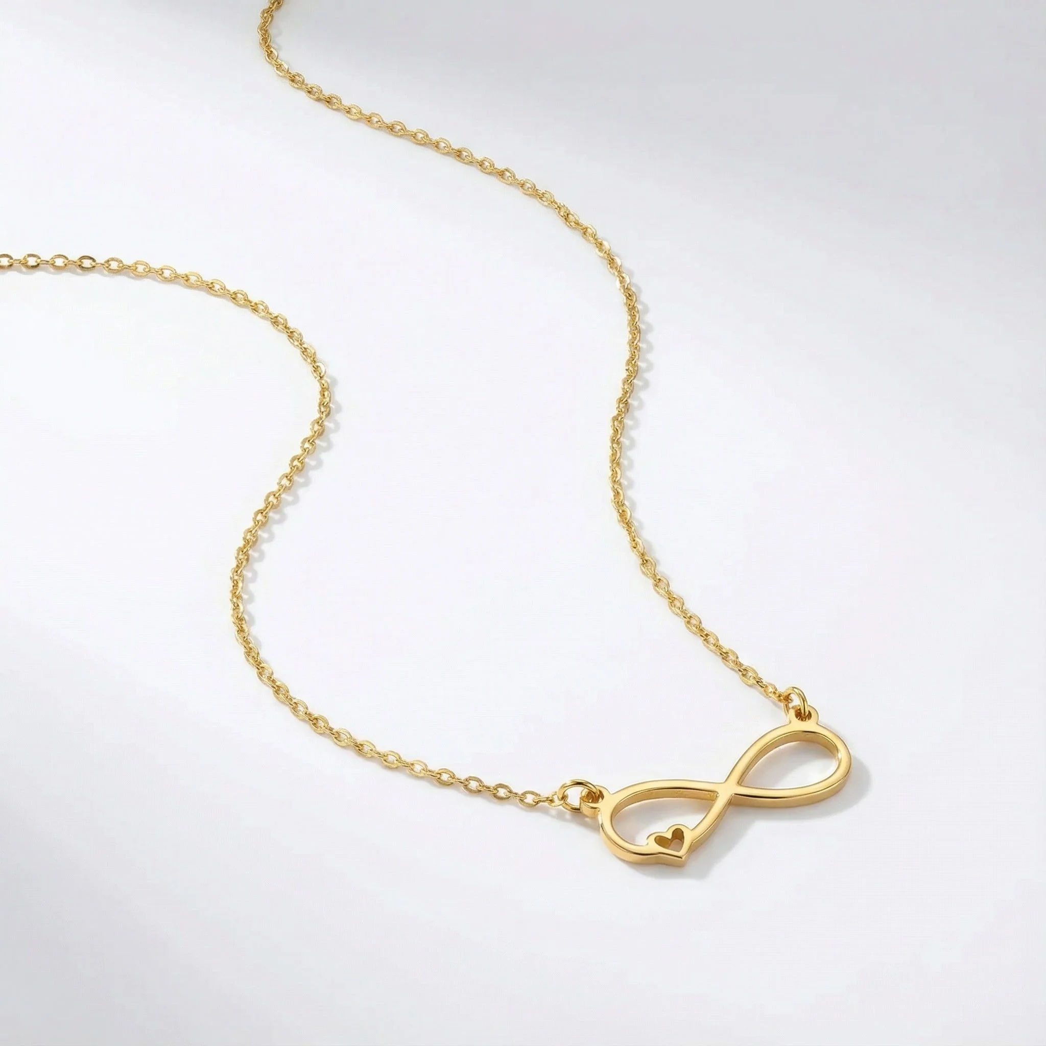 Infinity & Heart Necklace - Image 3