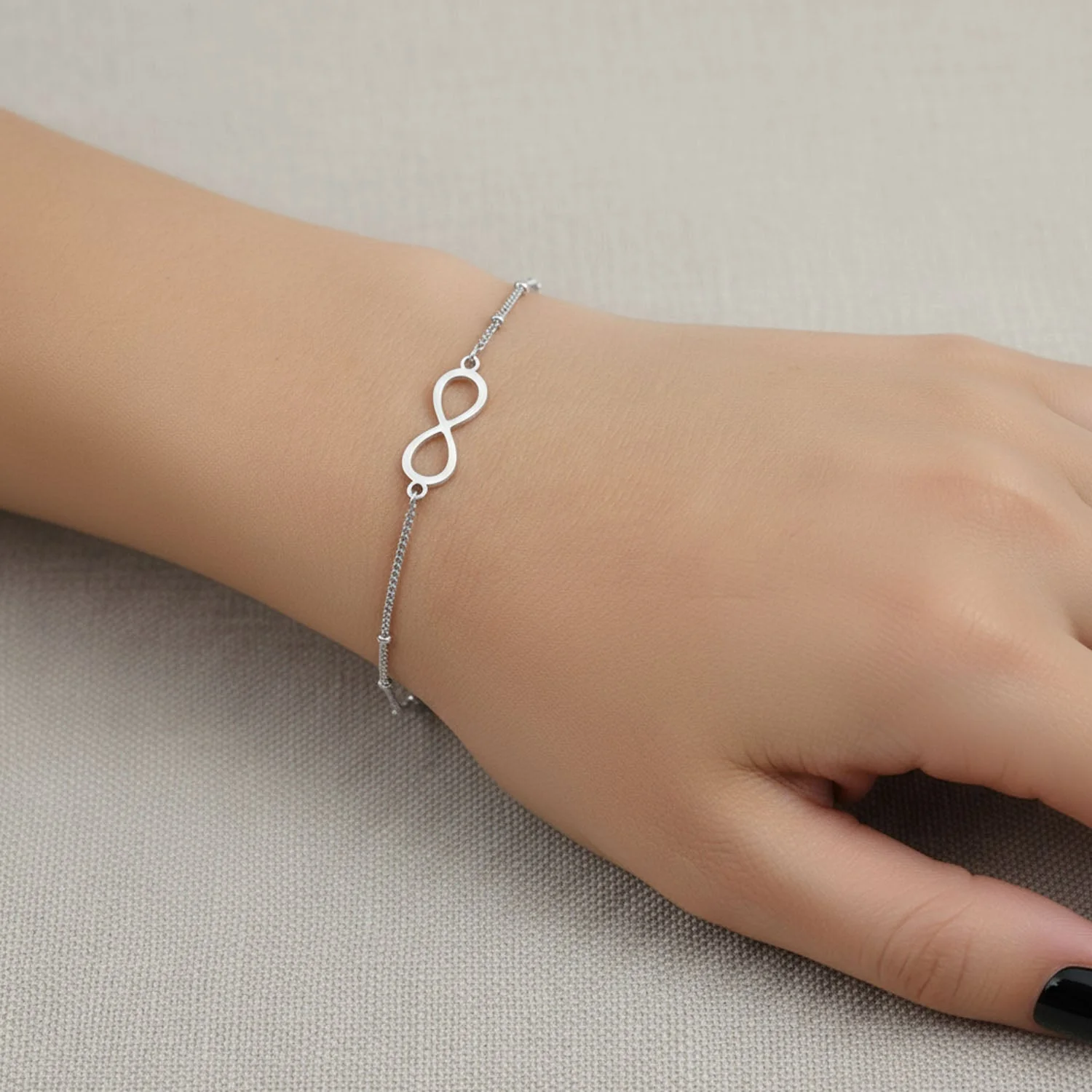 Infinity Symbol Bracelet - Image 3