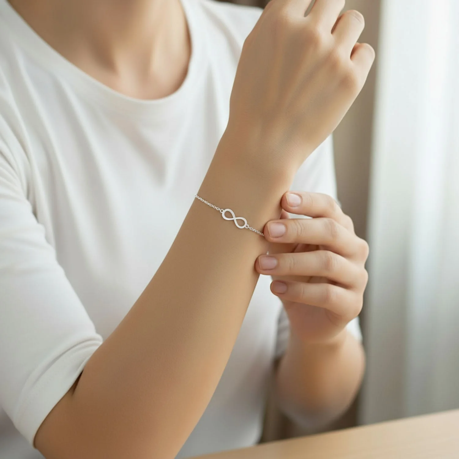Infinity Symbol Bracelet - Image 4