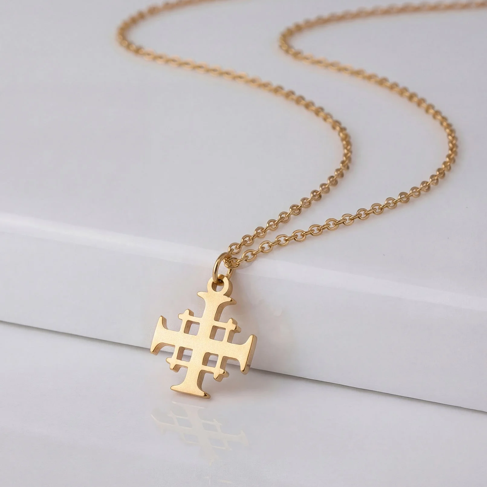 Jerusalem Cross Necklace - Image 3