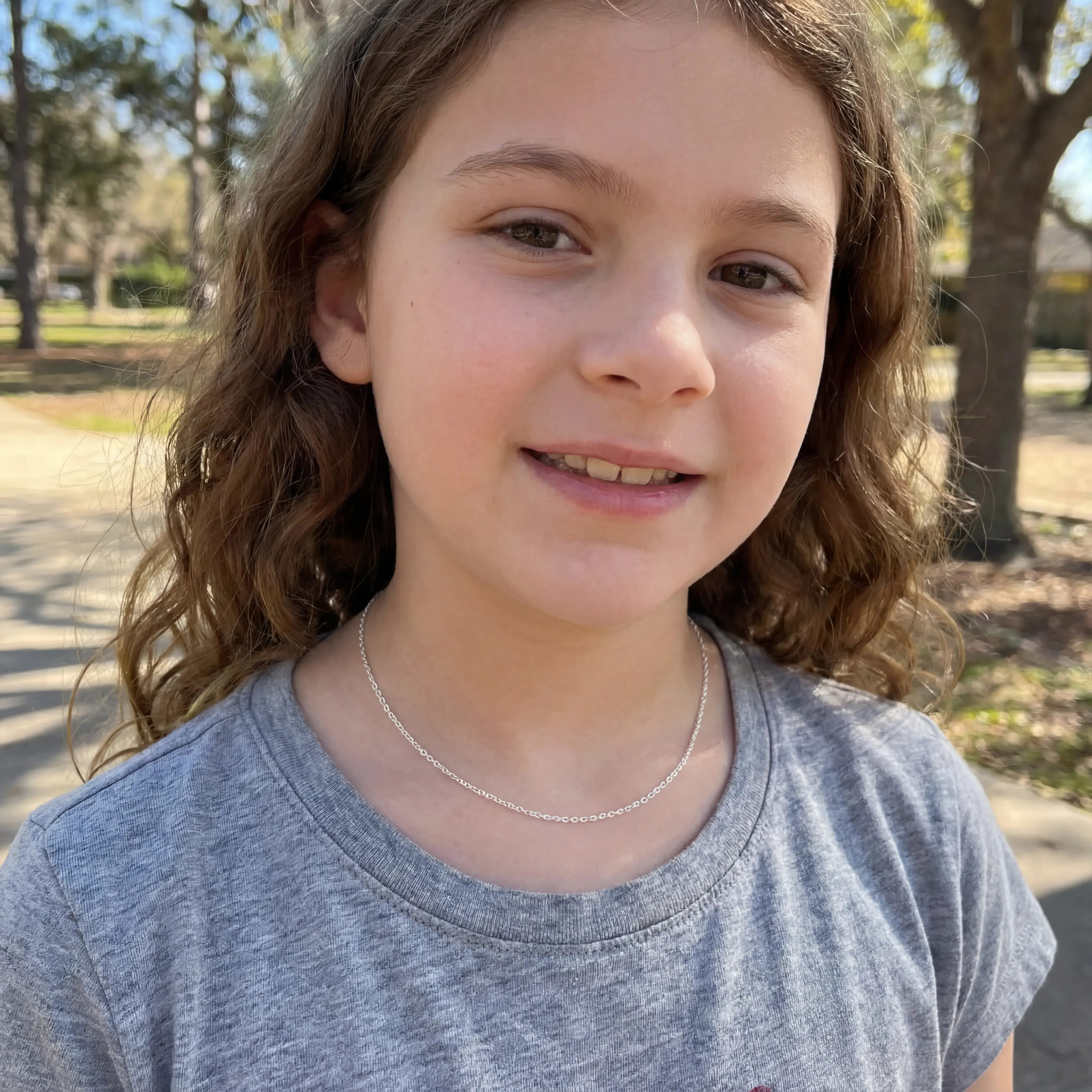 Kids Anchor Chain Necklace - Image 5