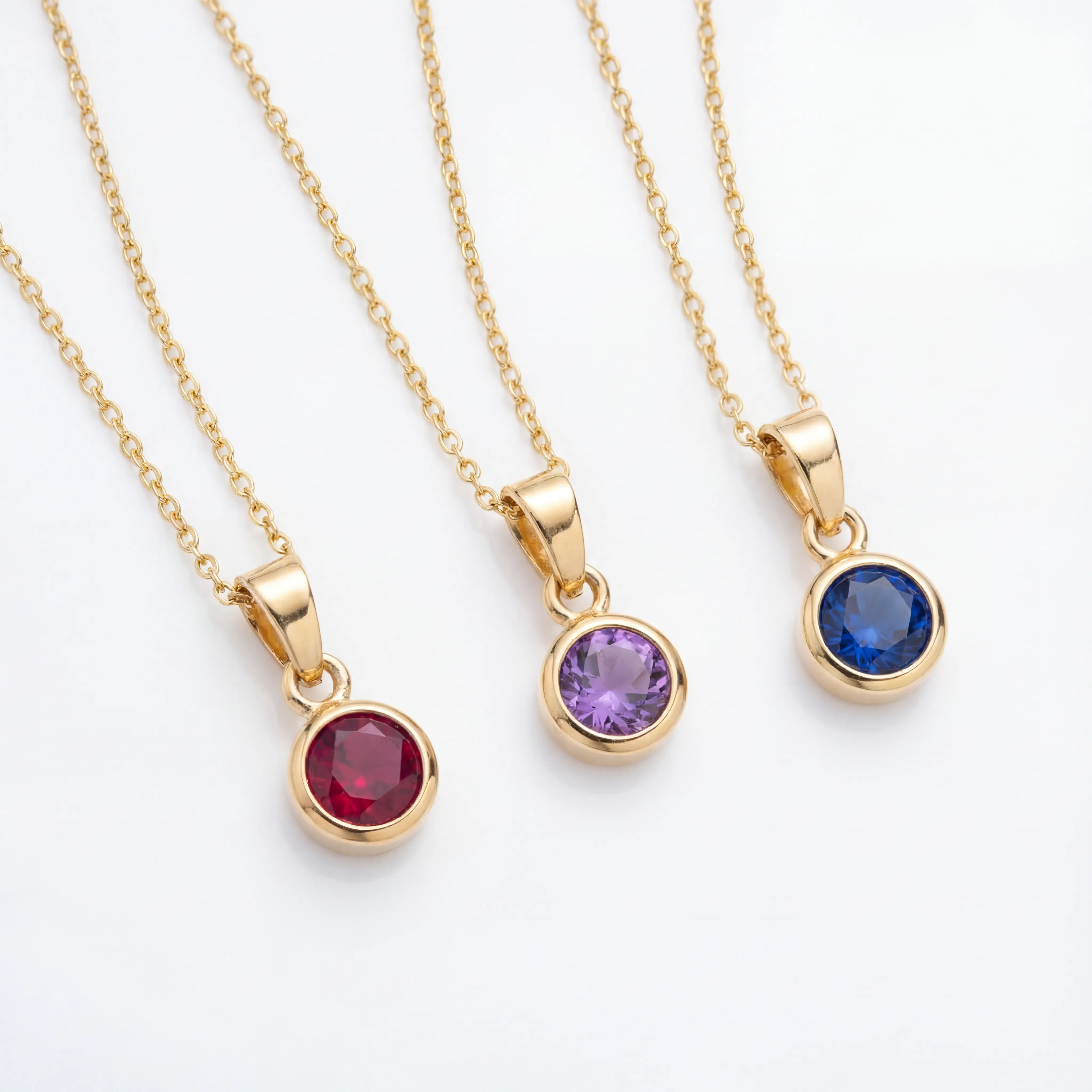 Kids Birthstone Necklace - Image 11