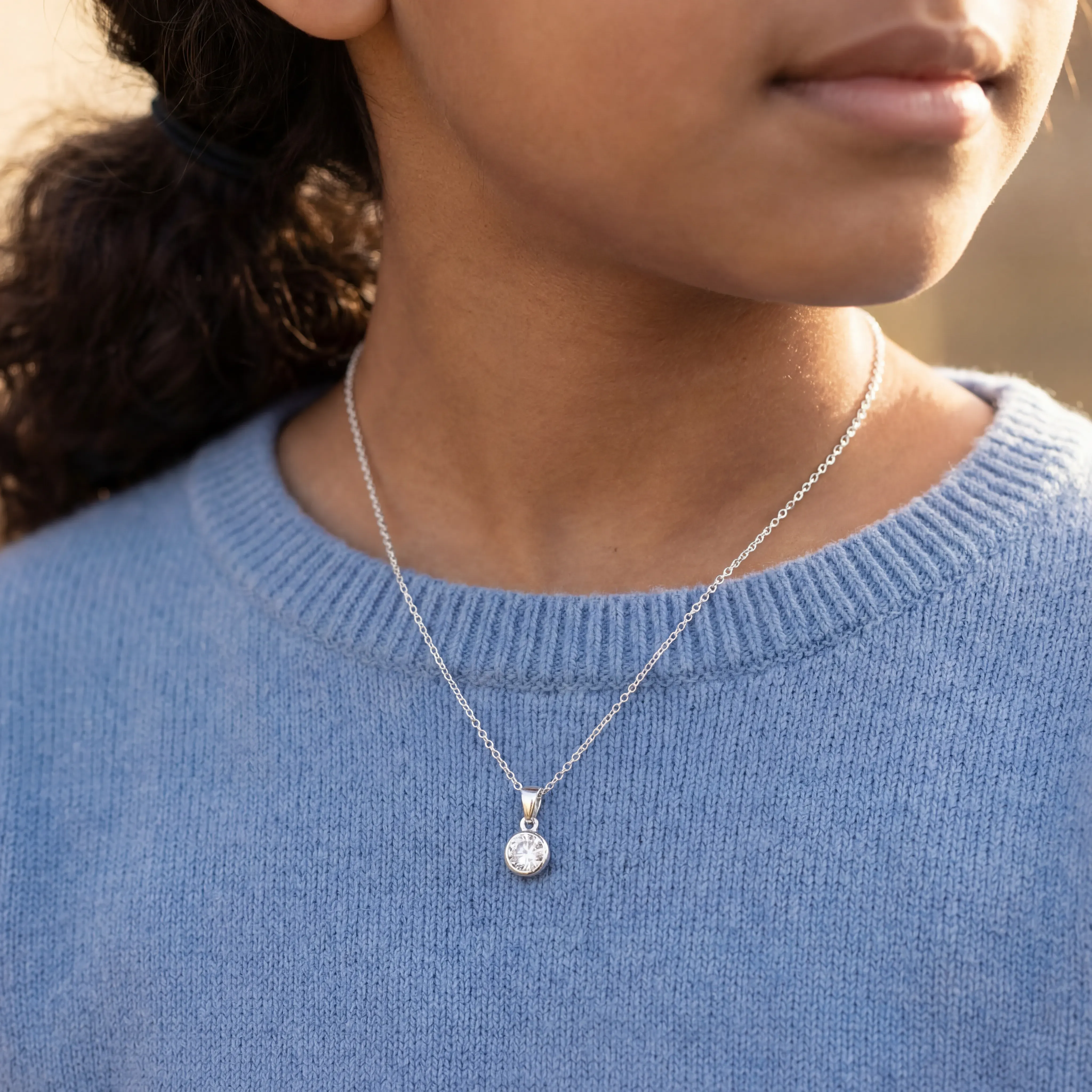 Kids Birthstone Necklace - Image 3