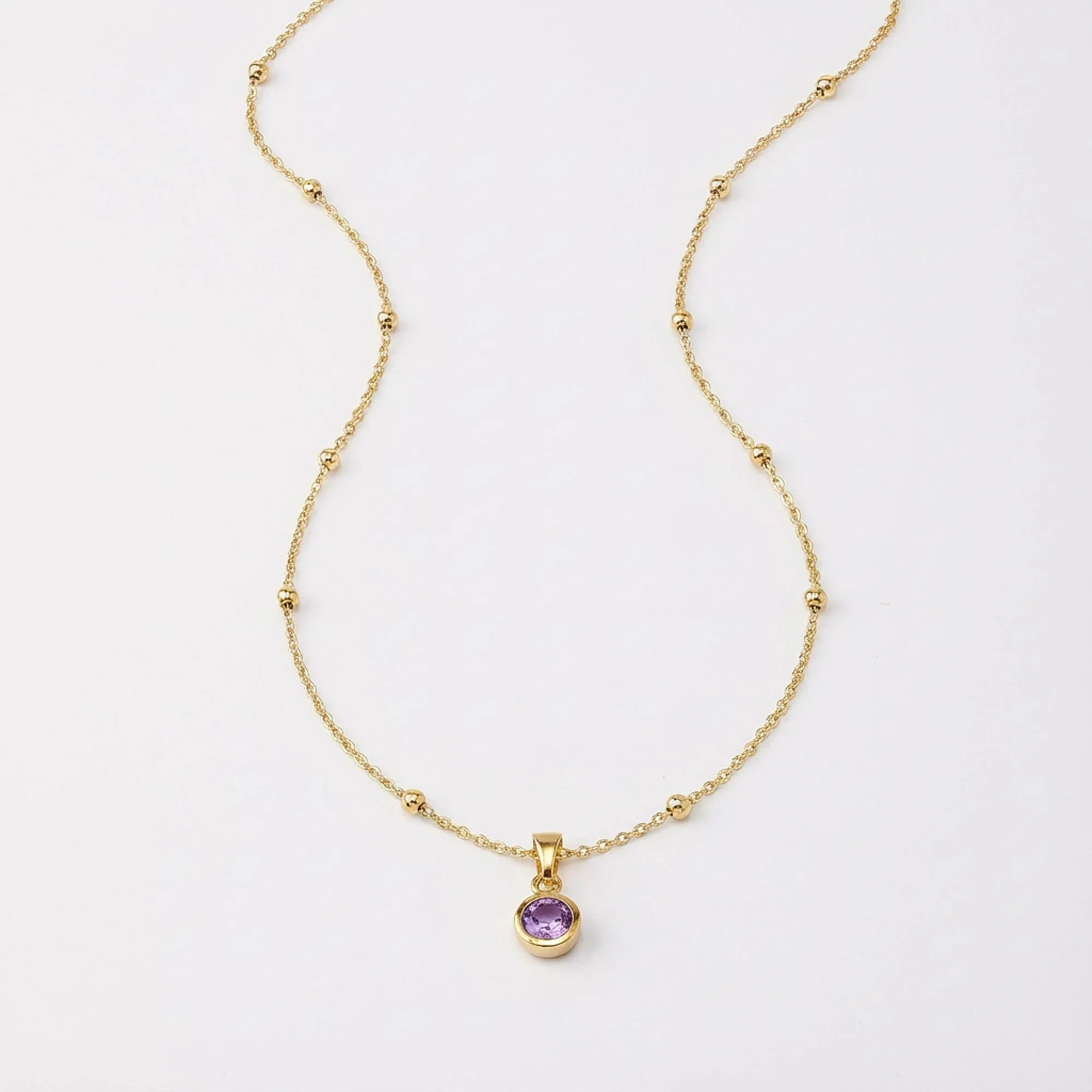 Kids Birthstone Necklace - Image 9