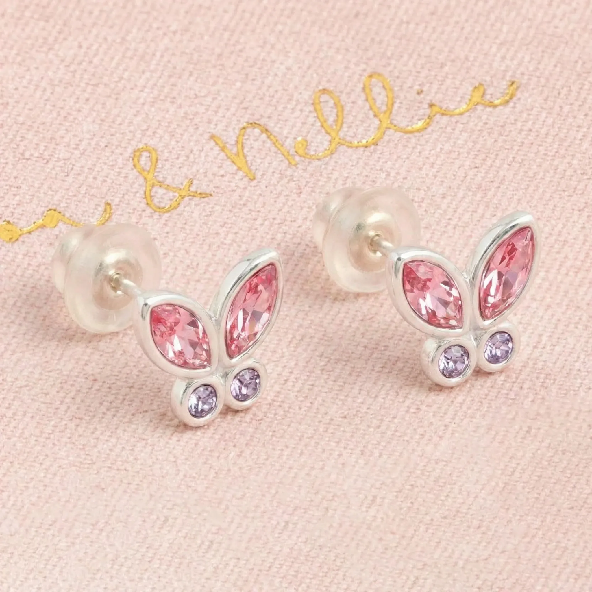 Kids butterfly studs - Image 2