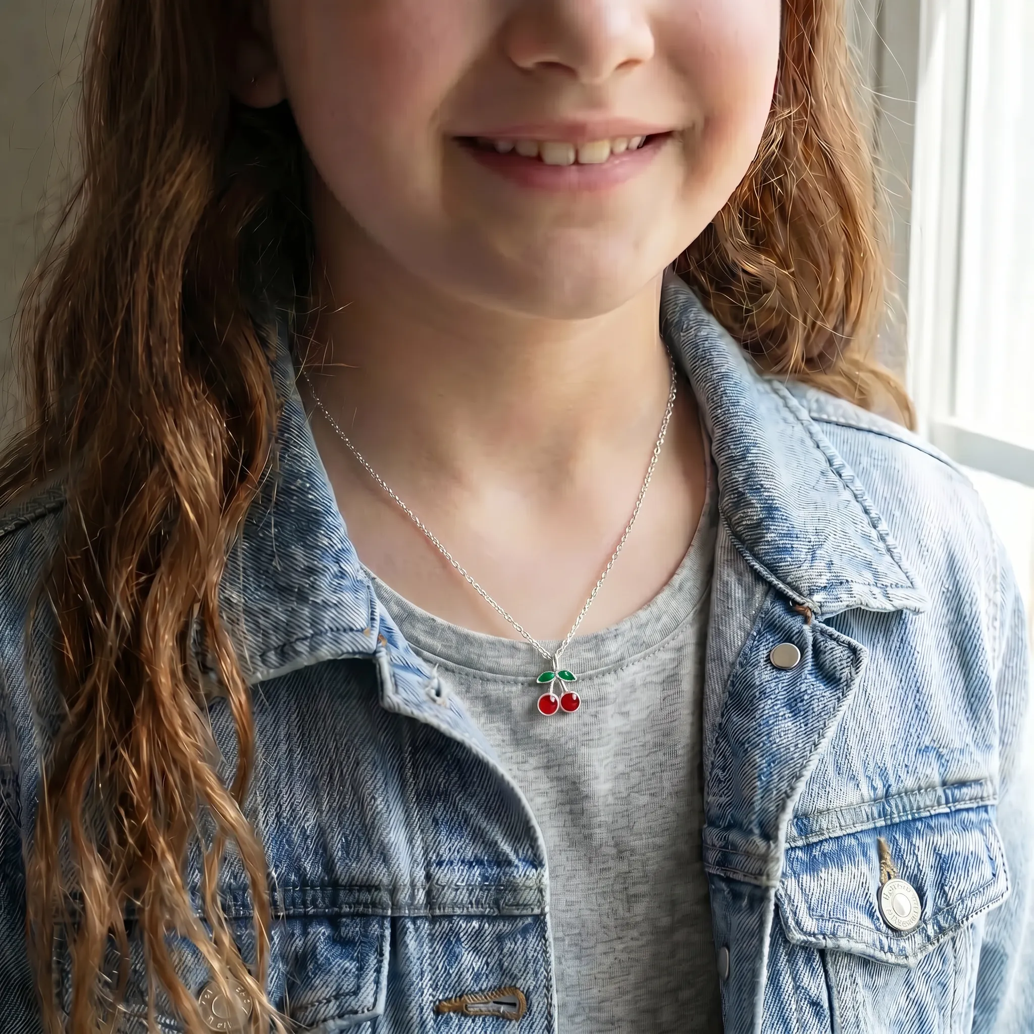 Kids Cherry Necklace