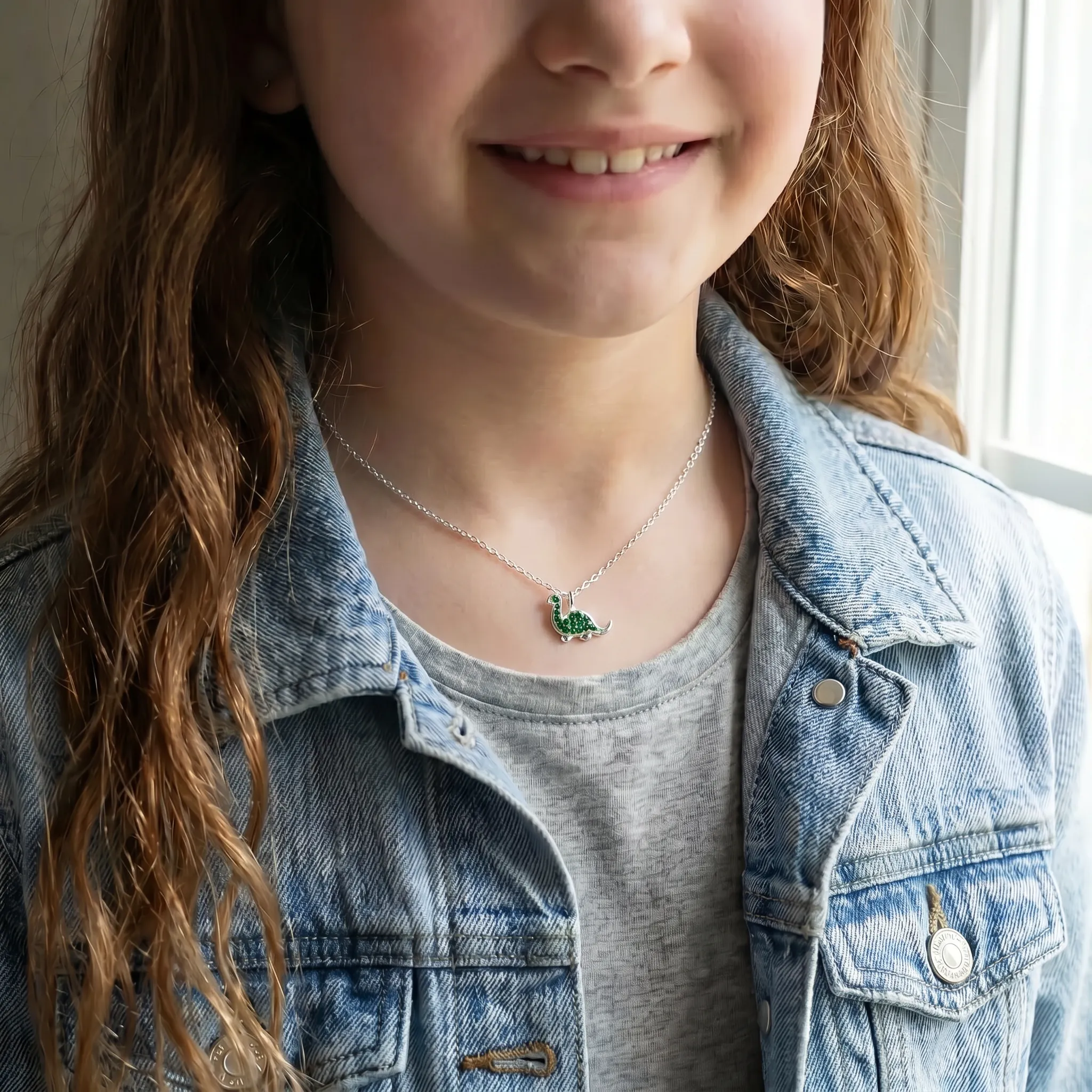 Kids Dinosaur Necklace